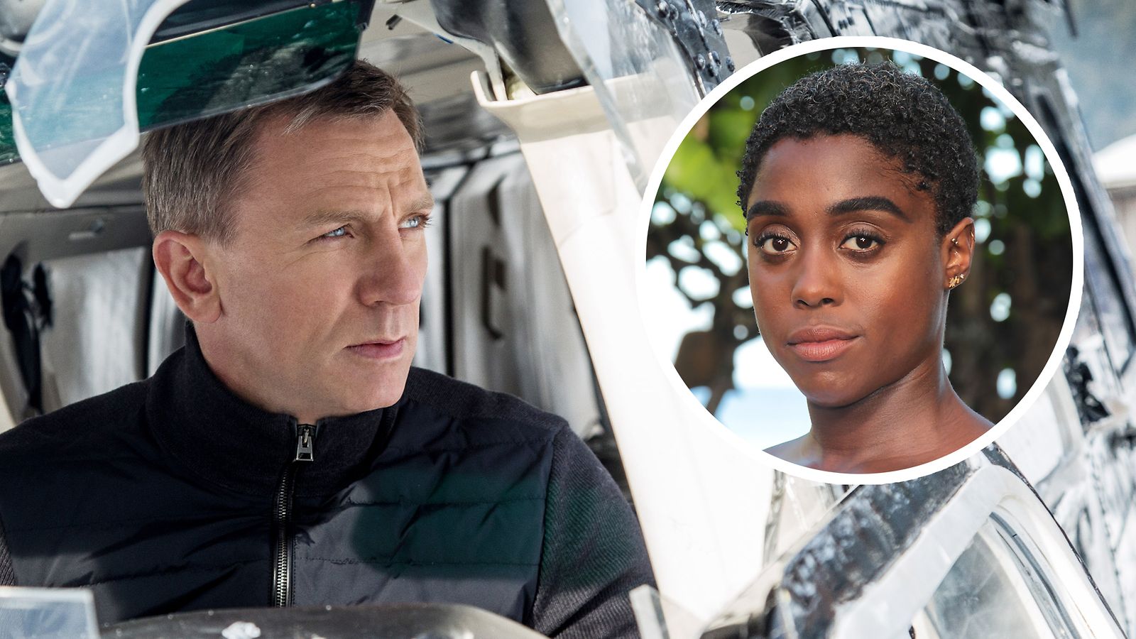 Daniel Craig ja Lashana Lynch