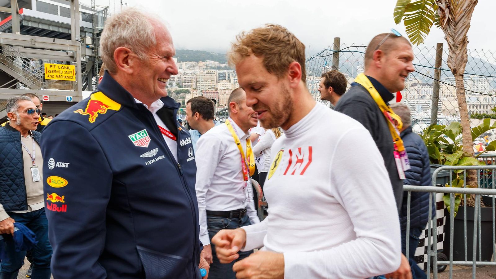 Helmut Marko & Sebastian Vettel