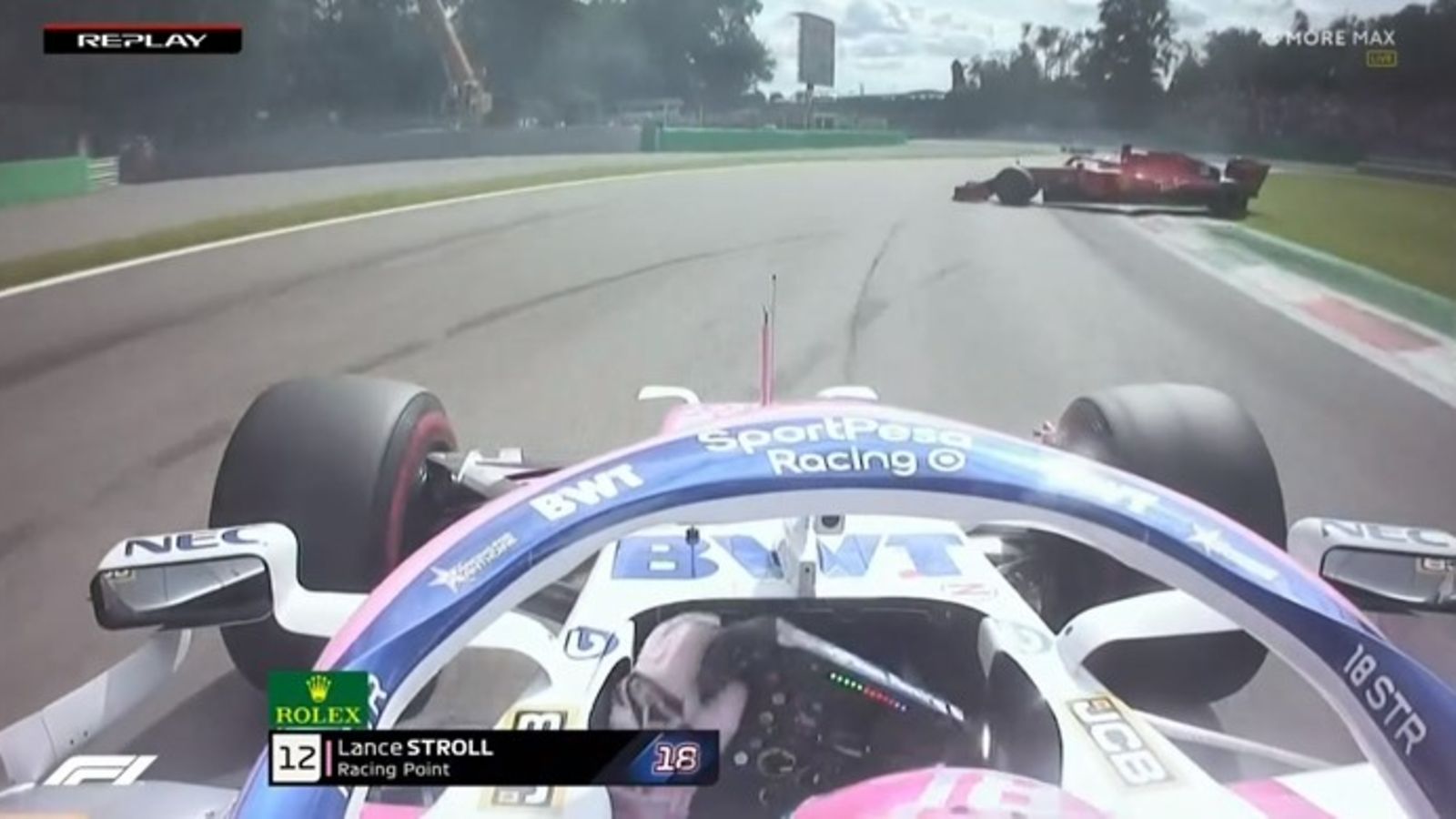 Sebastian Vettel Lance Stroll Italia Monza 2019