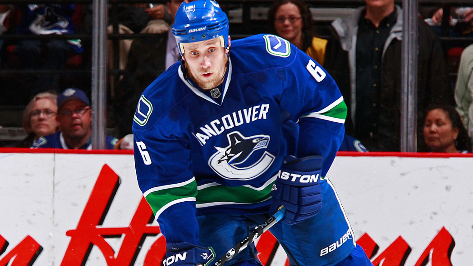 Vancouver Canucksin tähtipuolustaja Sami Salo.