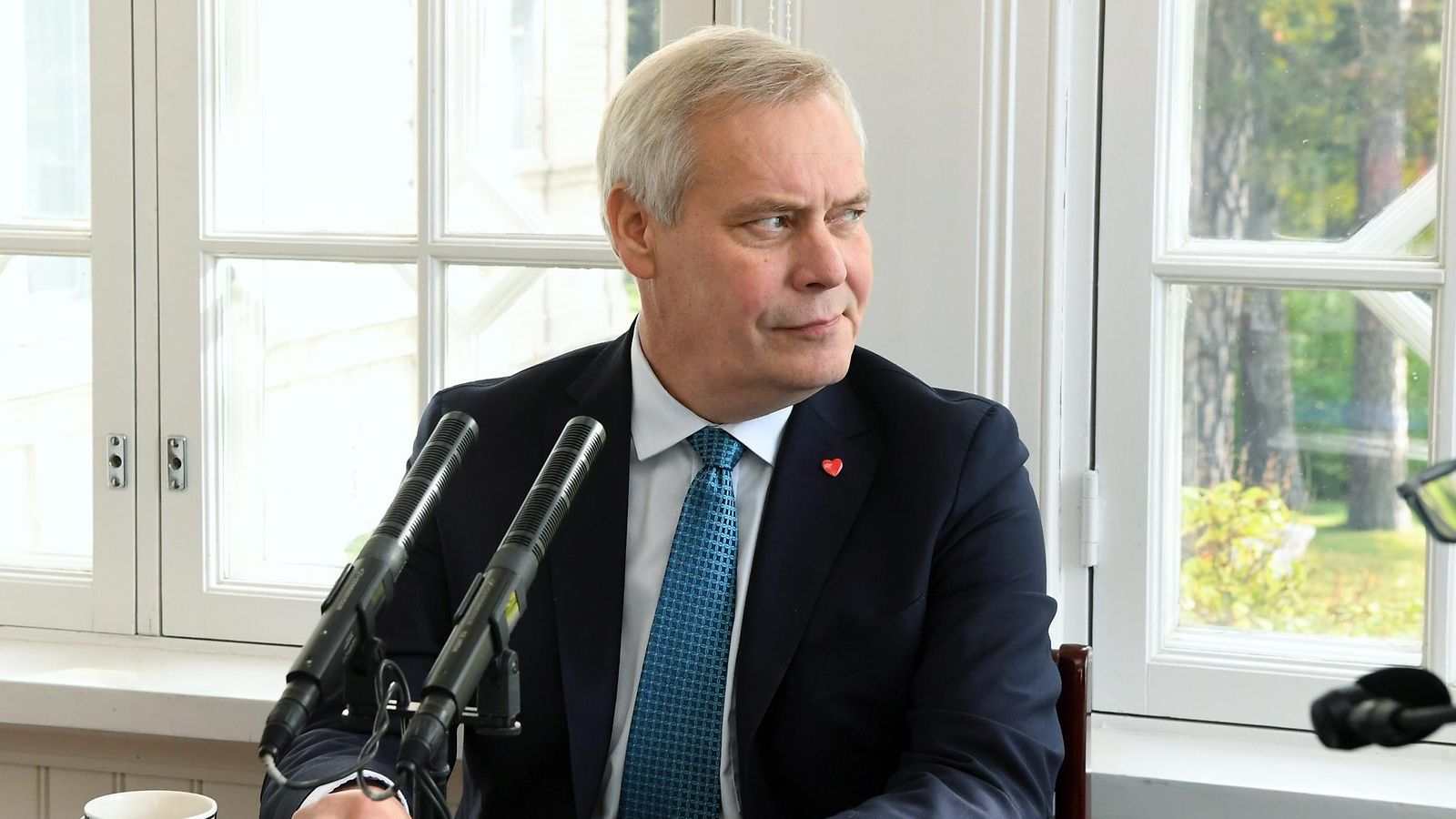 Antti Rinne. Haastattelutunti. LK