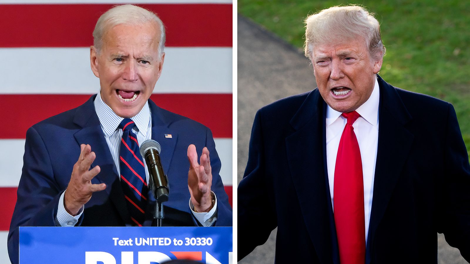 Joe Biden ja Donald Trump 2019