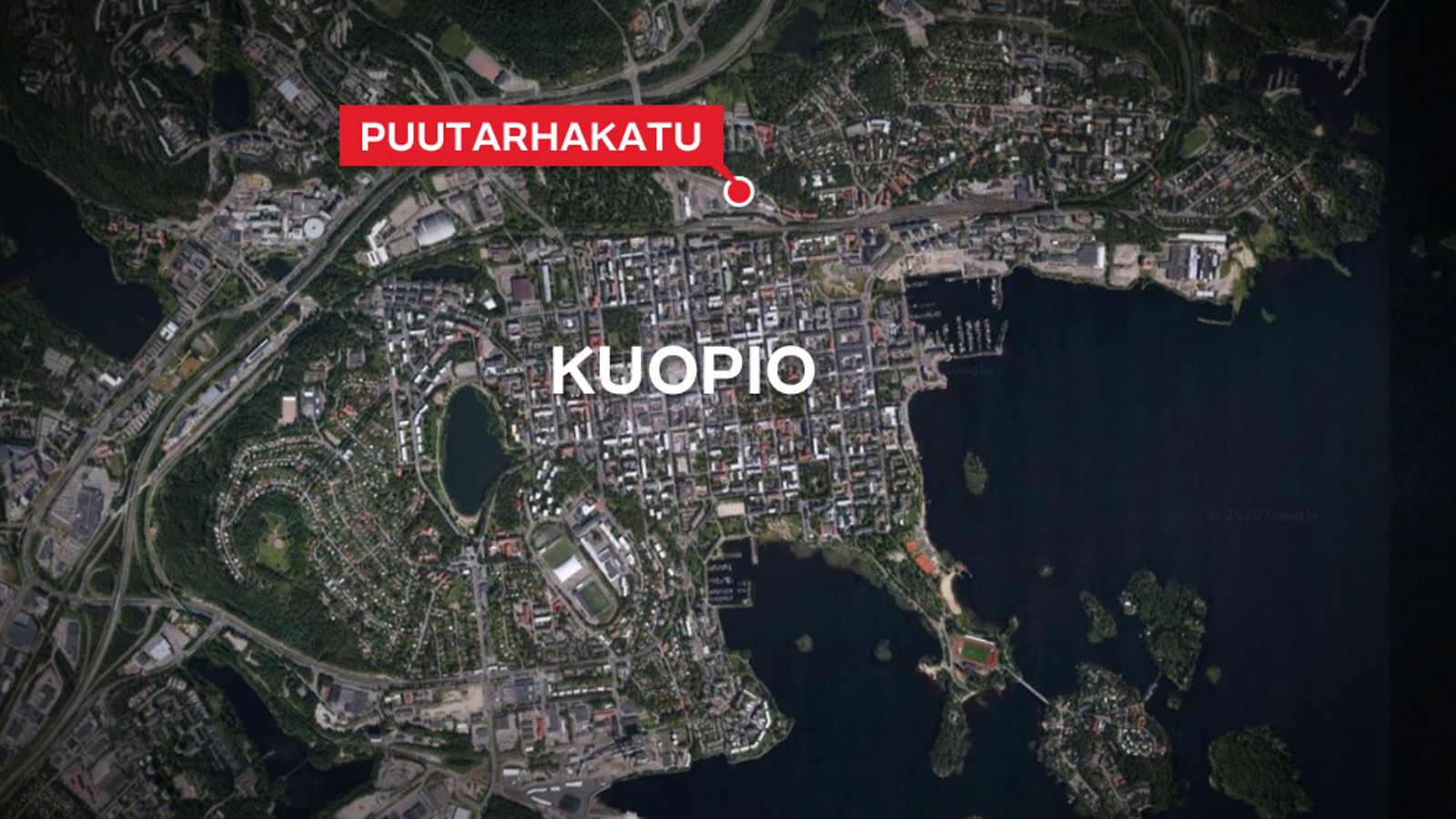 Puutarhakatu-kuopio-kartta