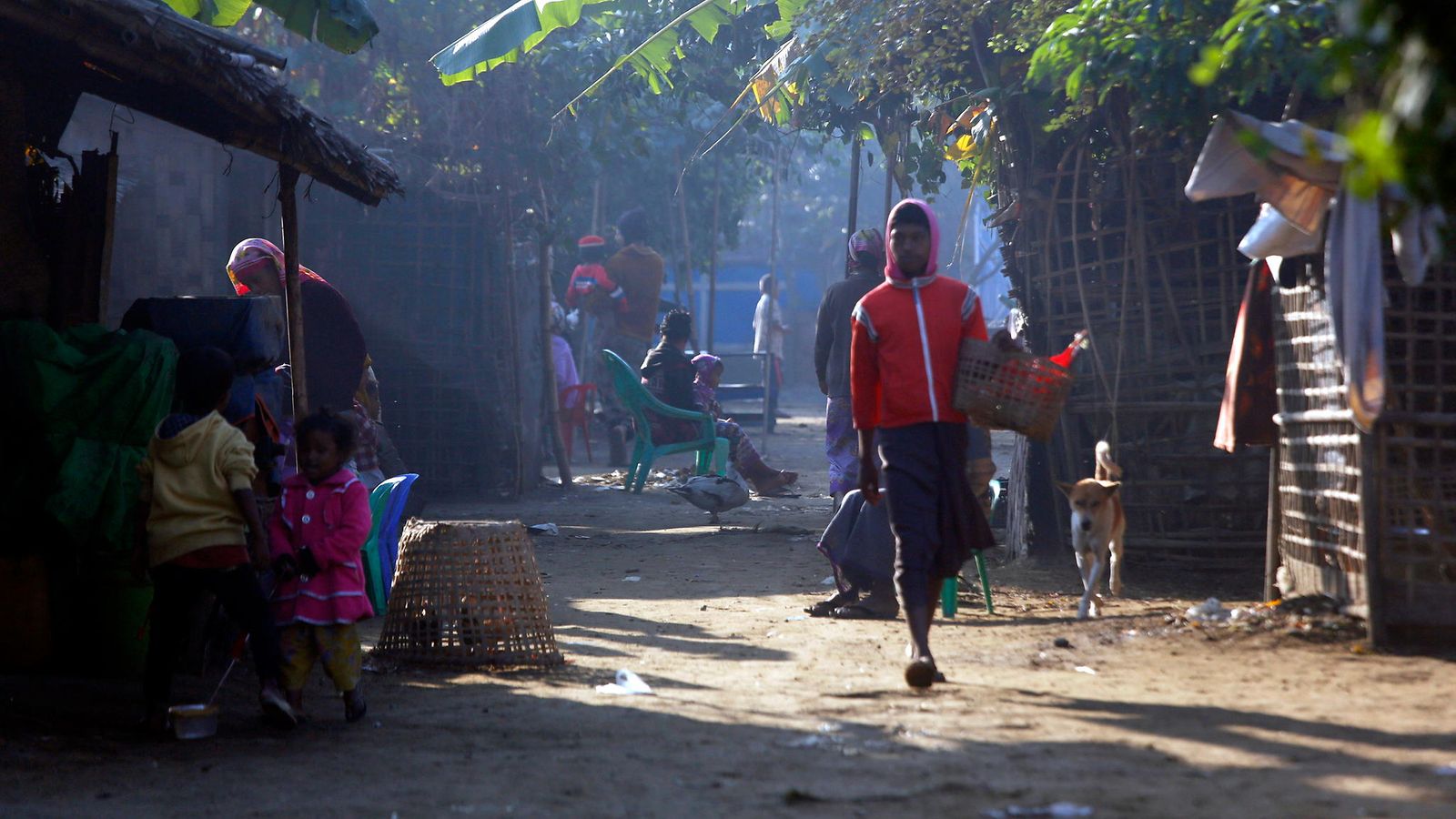 Rohingya leiri Itä-Myanmar tammikuu 2020