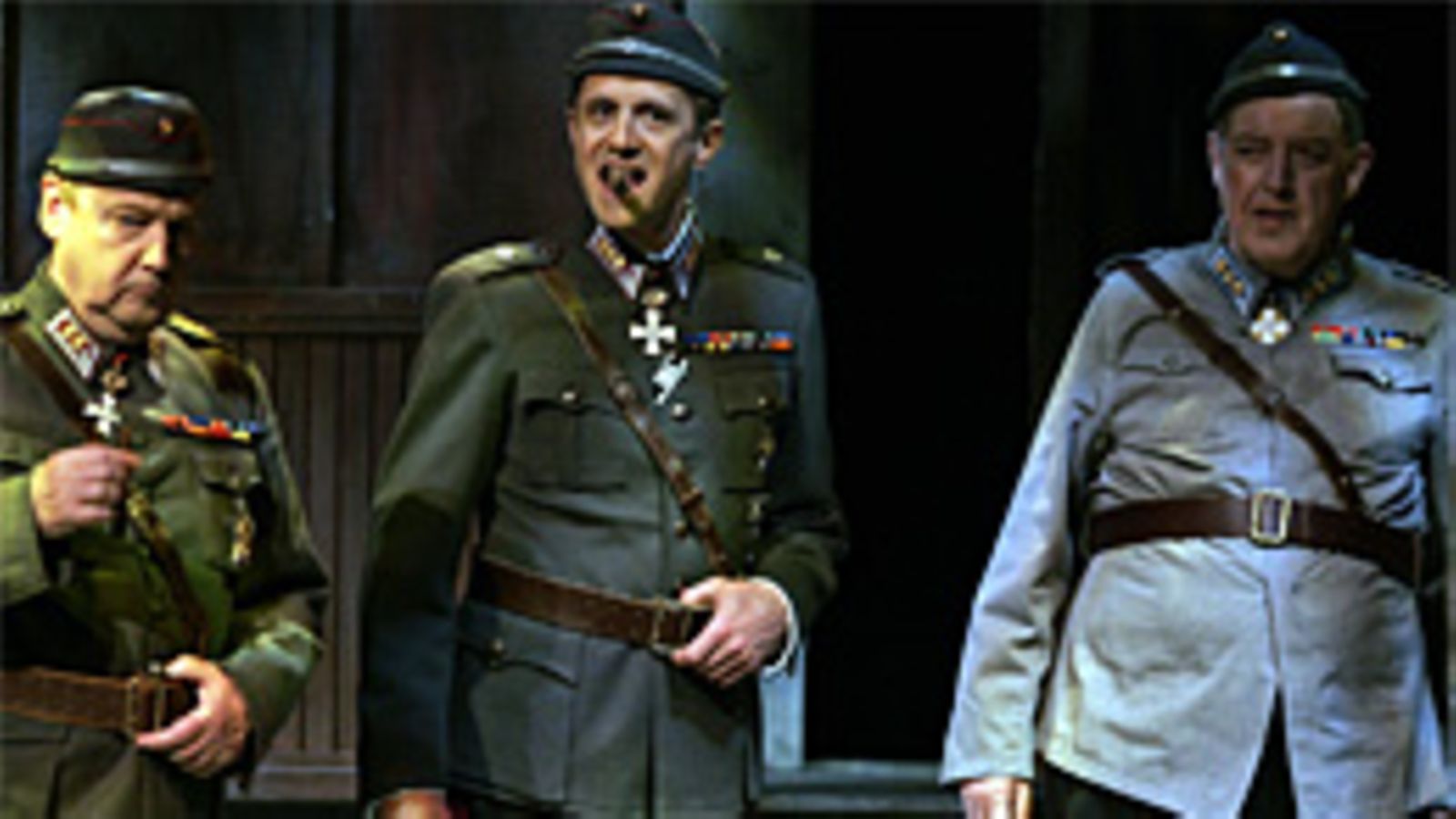 Svenska teatern, Mannerheim. Mikael Andersson ja Göran Schauman. Kuva: Svenska Teatern
