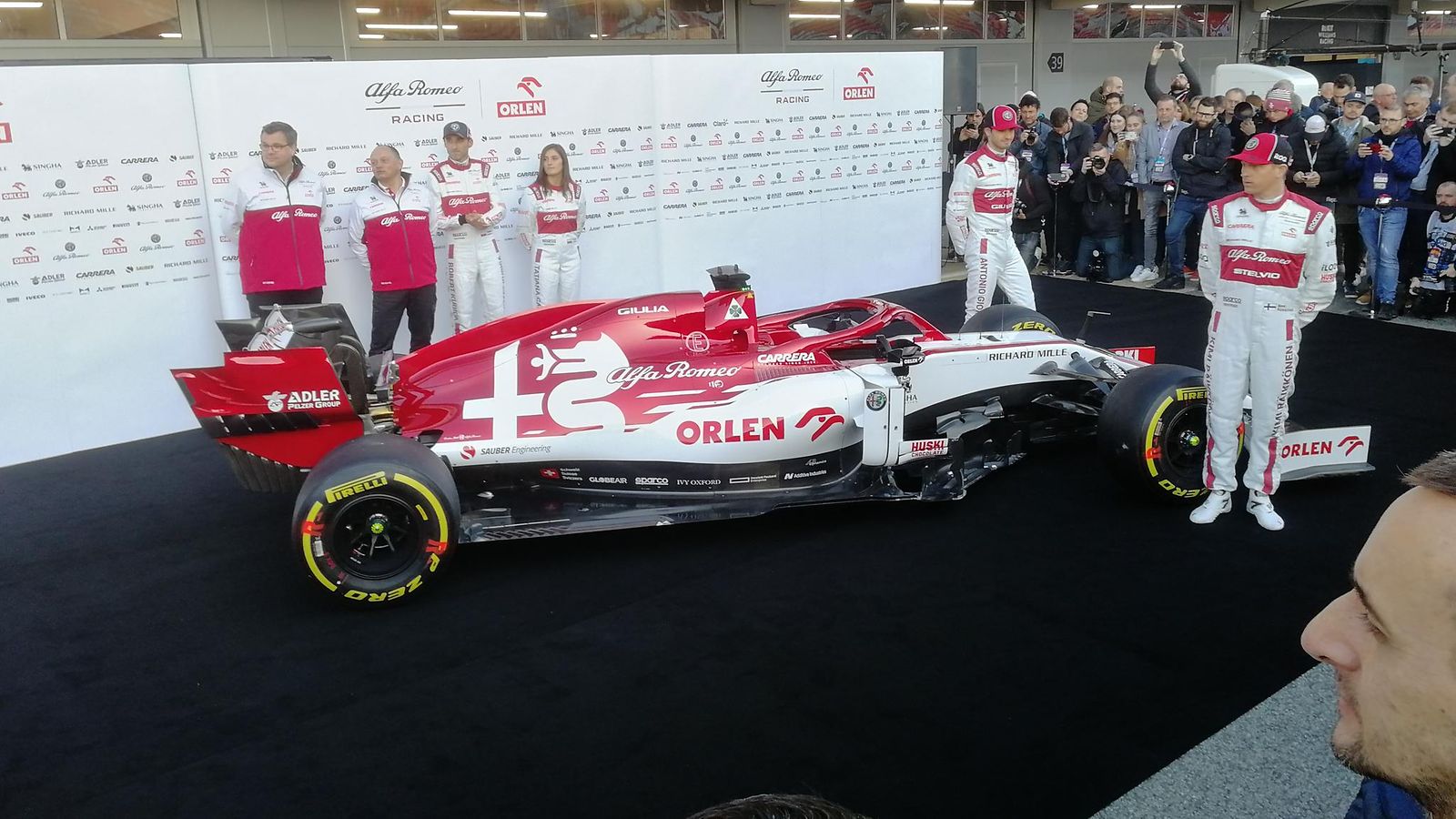 Kimi Räikkönen, Antonio Giovinazzi, Alfa Romeo 2020, Barcelona (2)