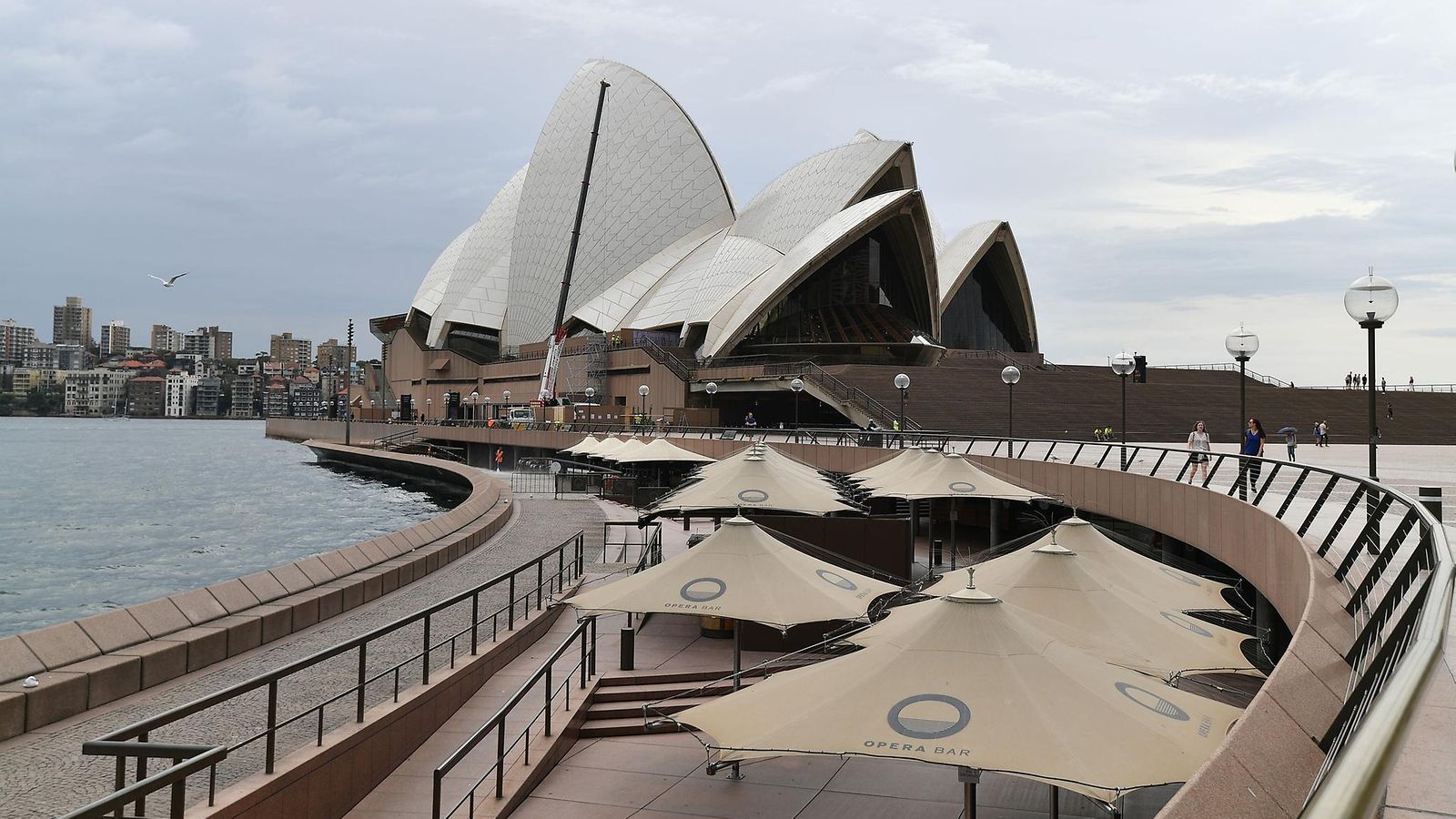 australia kuvituskuva korona tyhjää sydney