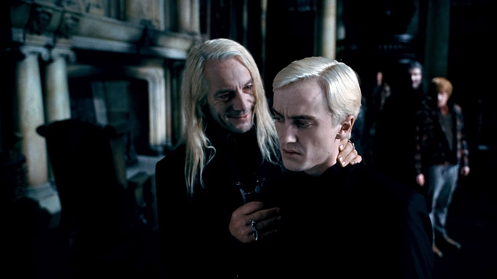 Jason Isaacs ja Tom Felton Harry Potter