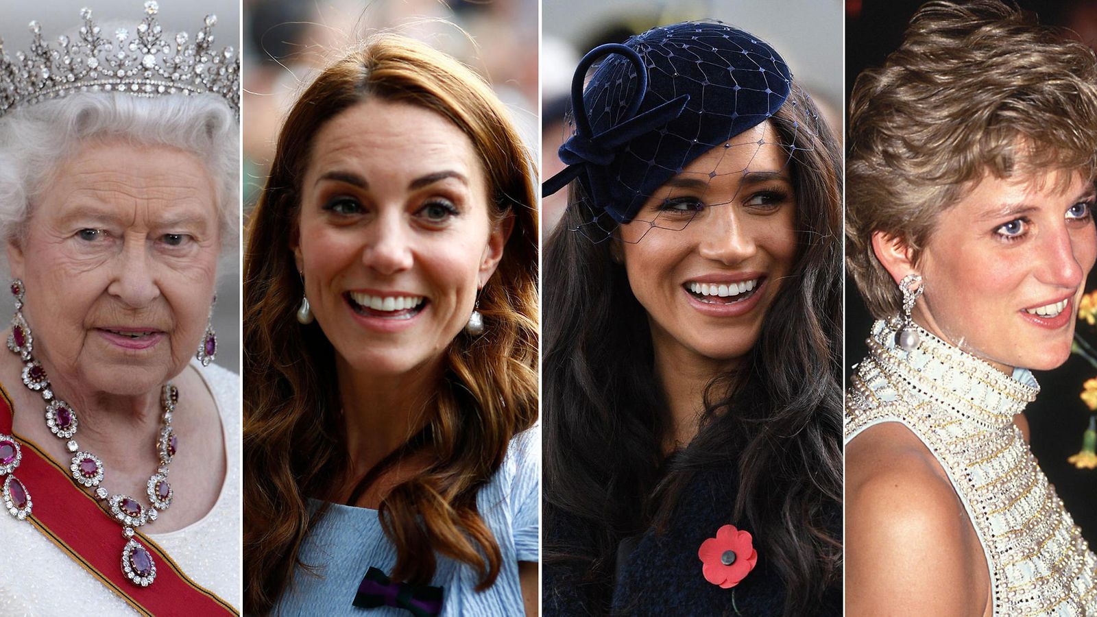 kuninkaalliset äidit kuningatar Elisabet herttuatar Catherine herttuatar Meghan prinsessa Diana