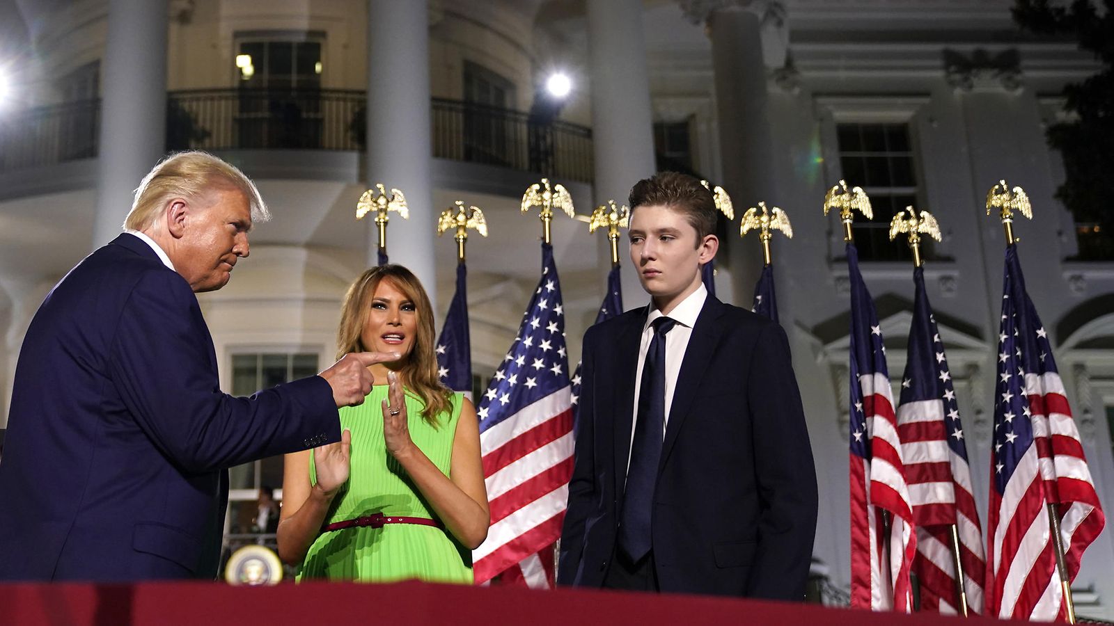 AOP Barron Melania Donald Trump