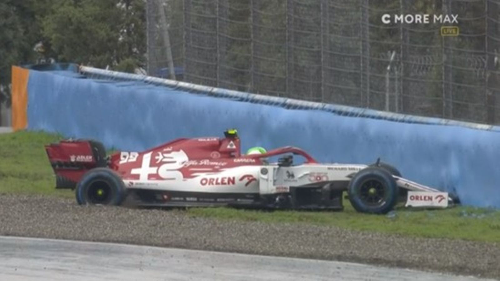 Antonio Giovinazzi, 2020, Alfa Romeo, ulos Istanbul