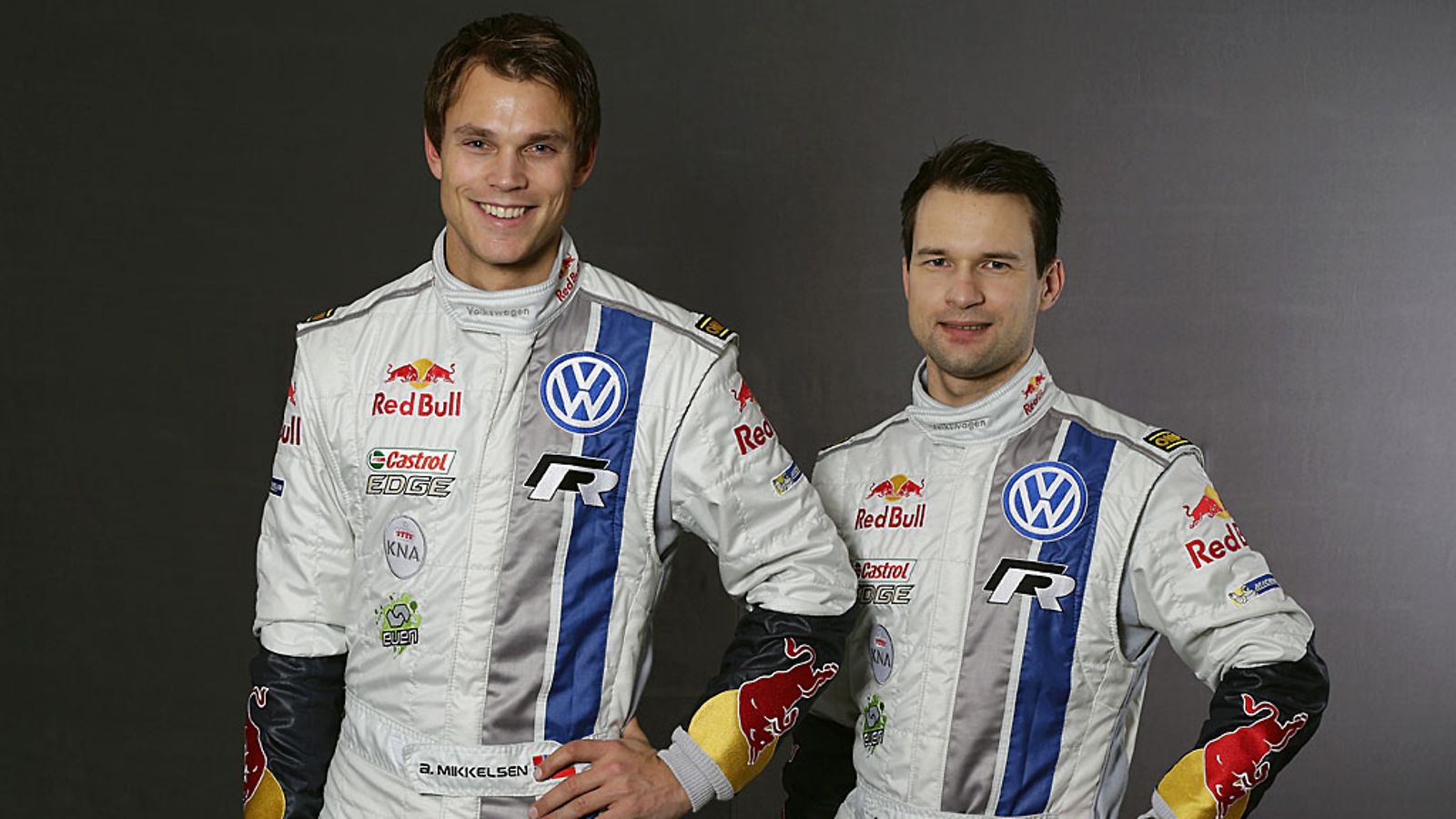Andreas Mikkelsen ja Mikko Markkula.