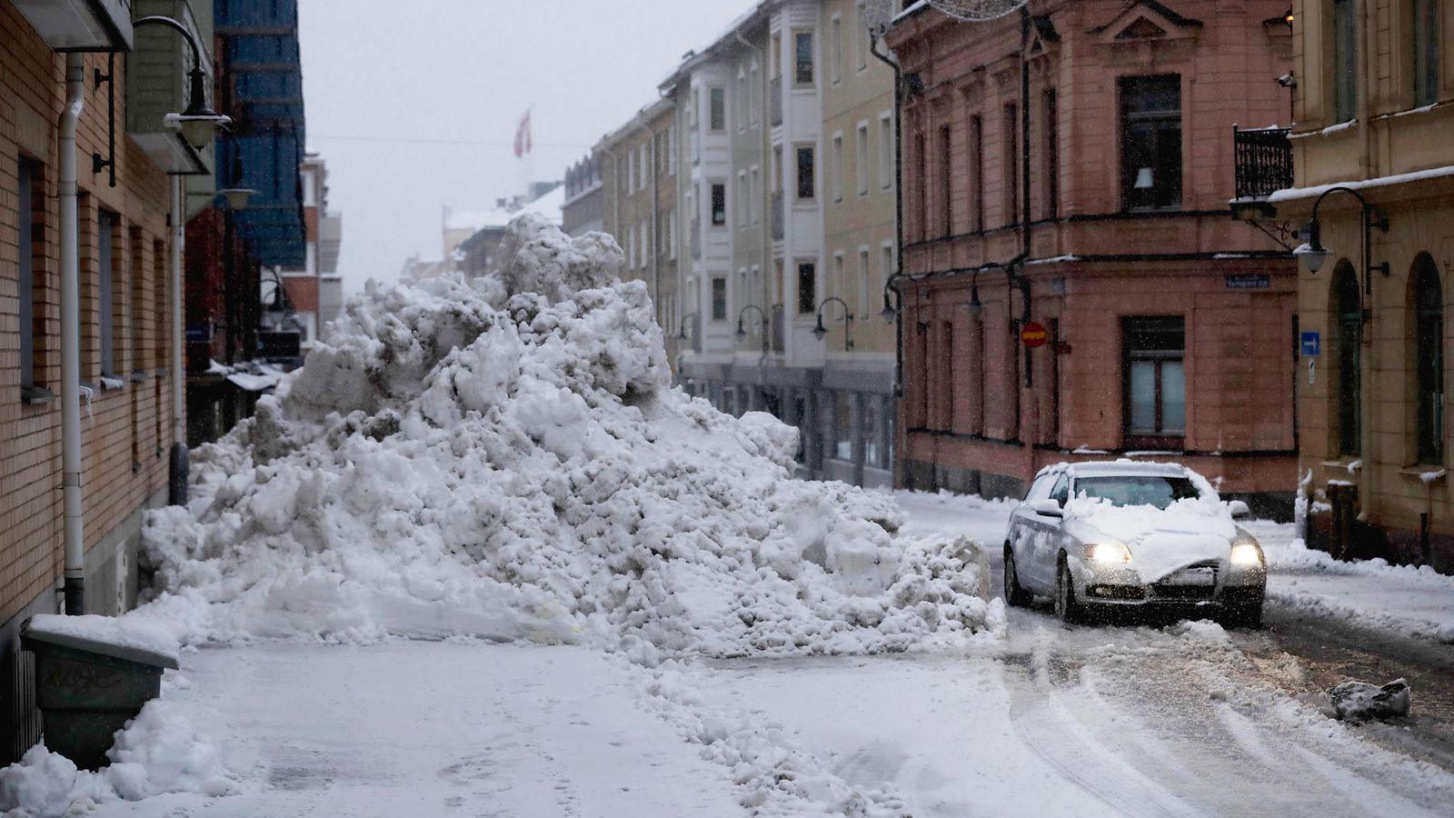 aop sundsvall lumi paljon lunta