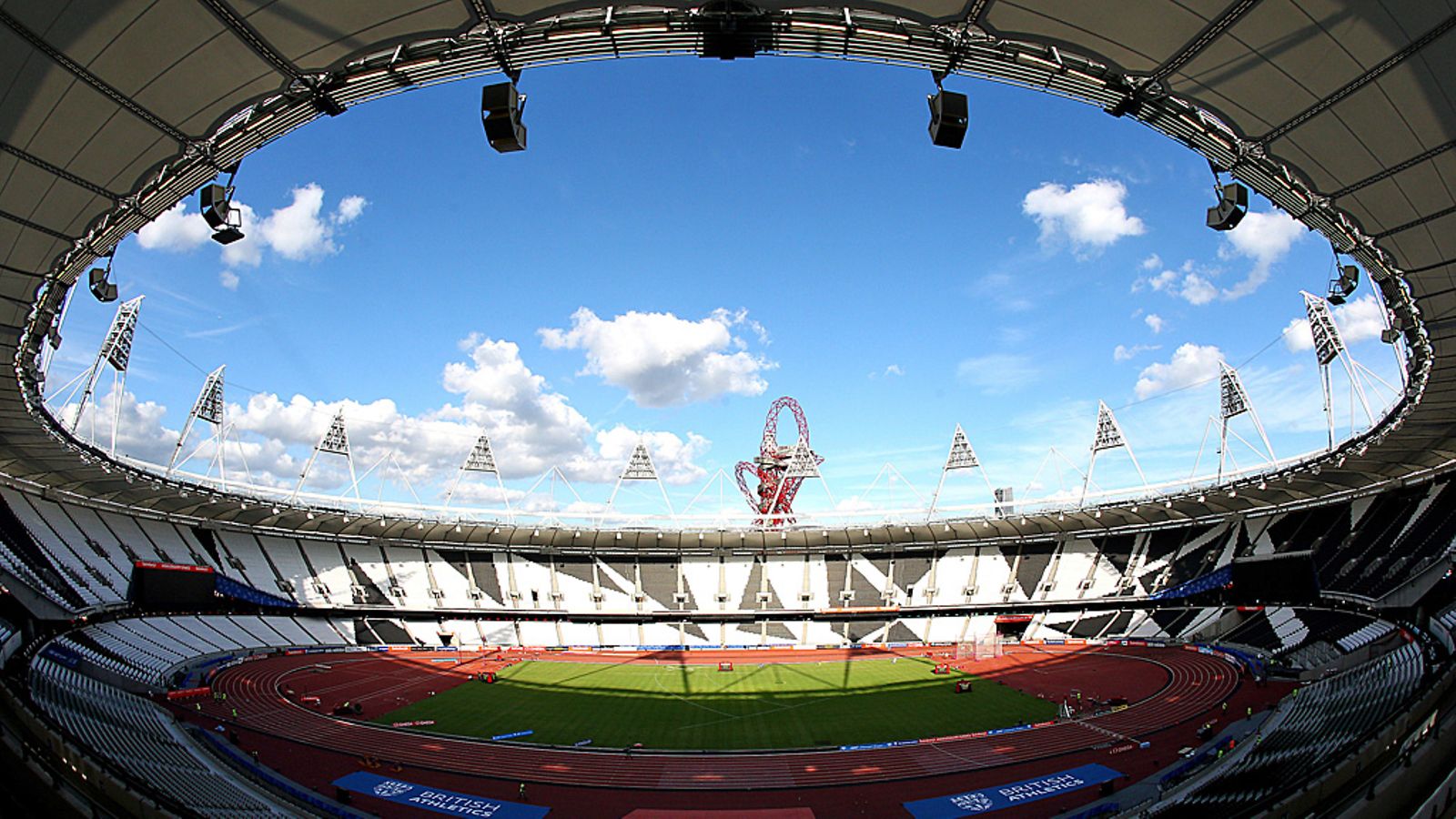 Lontoon olympiastadion.