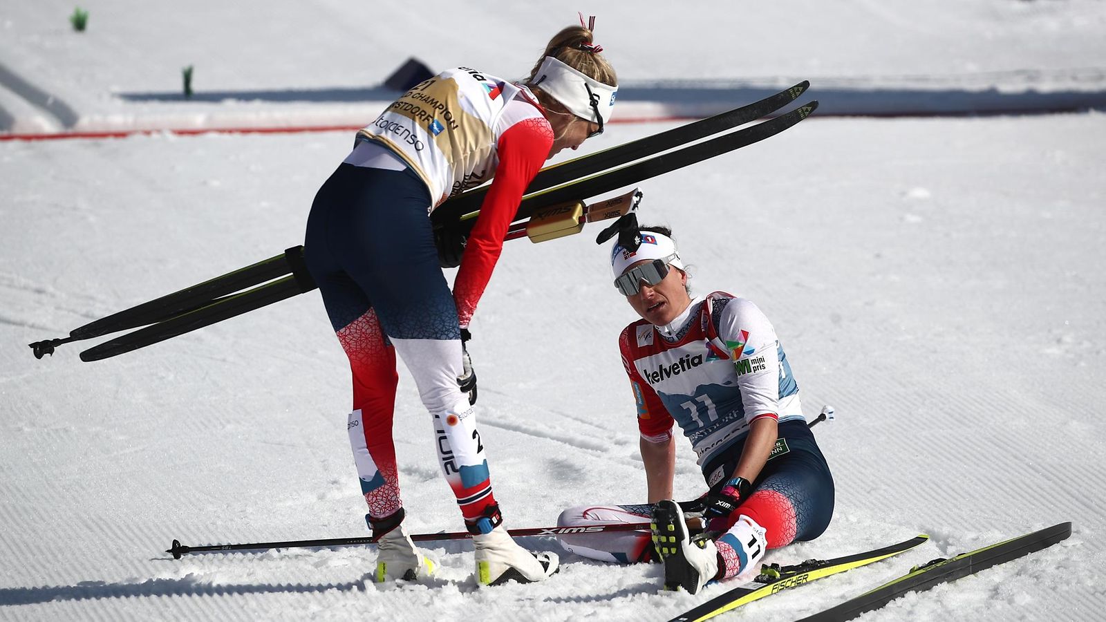 Therese Johaug Heidi Weng