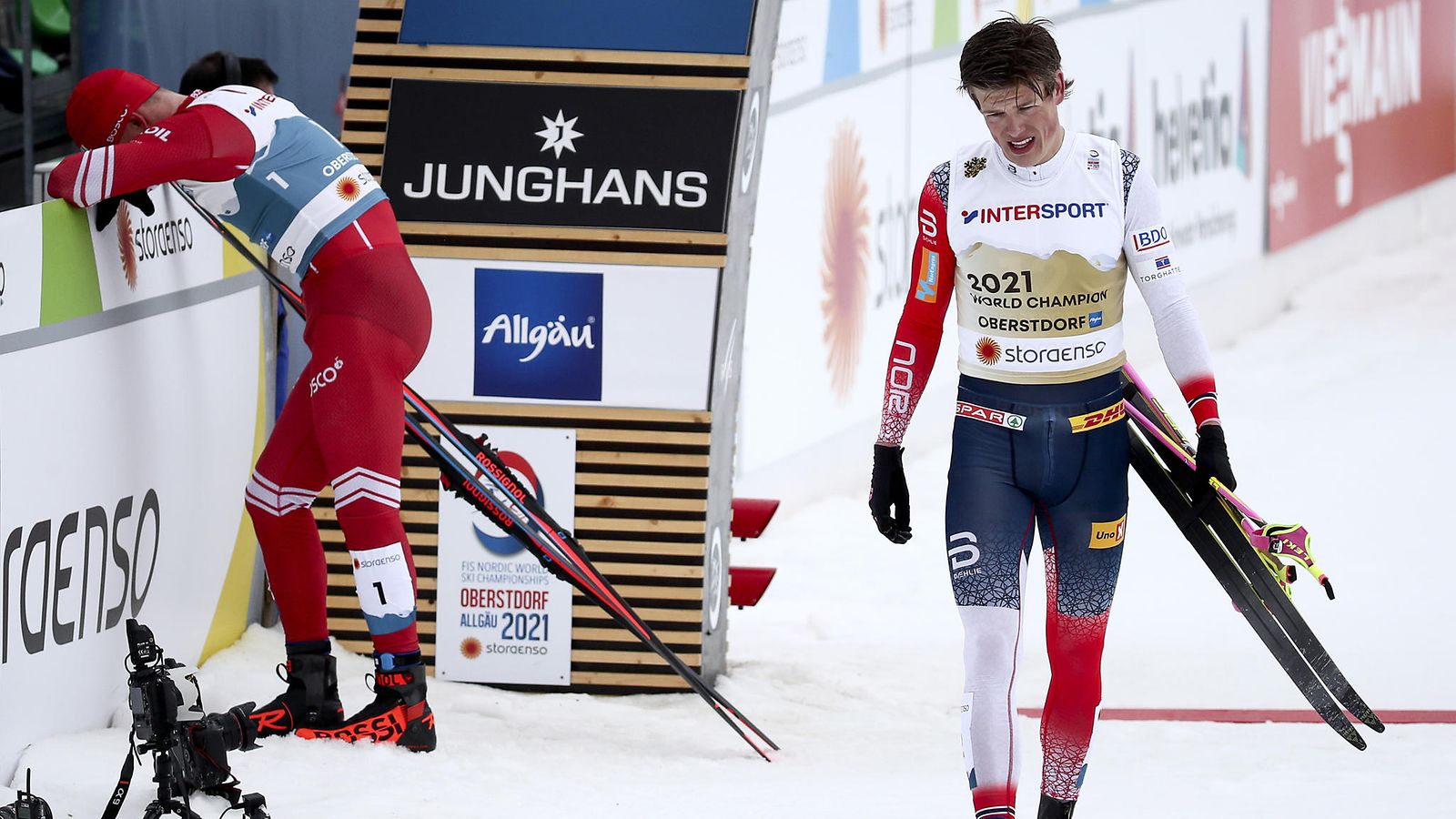 Aleksandr Bolshunov Johannes Hösflot Kläbo