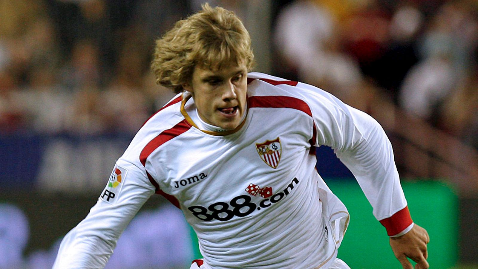 Teemu Pukki Sevillan paidassa vuonna 2009.