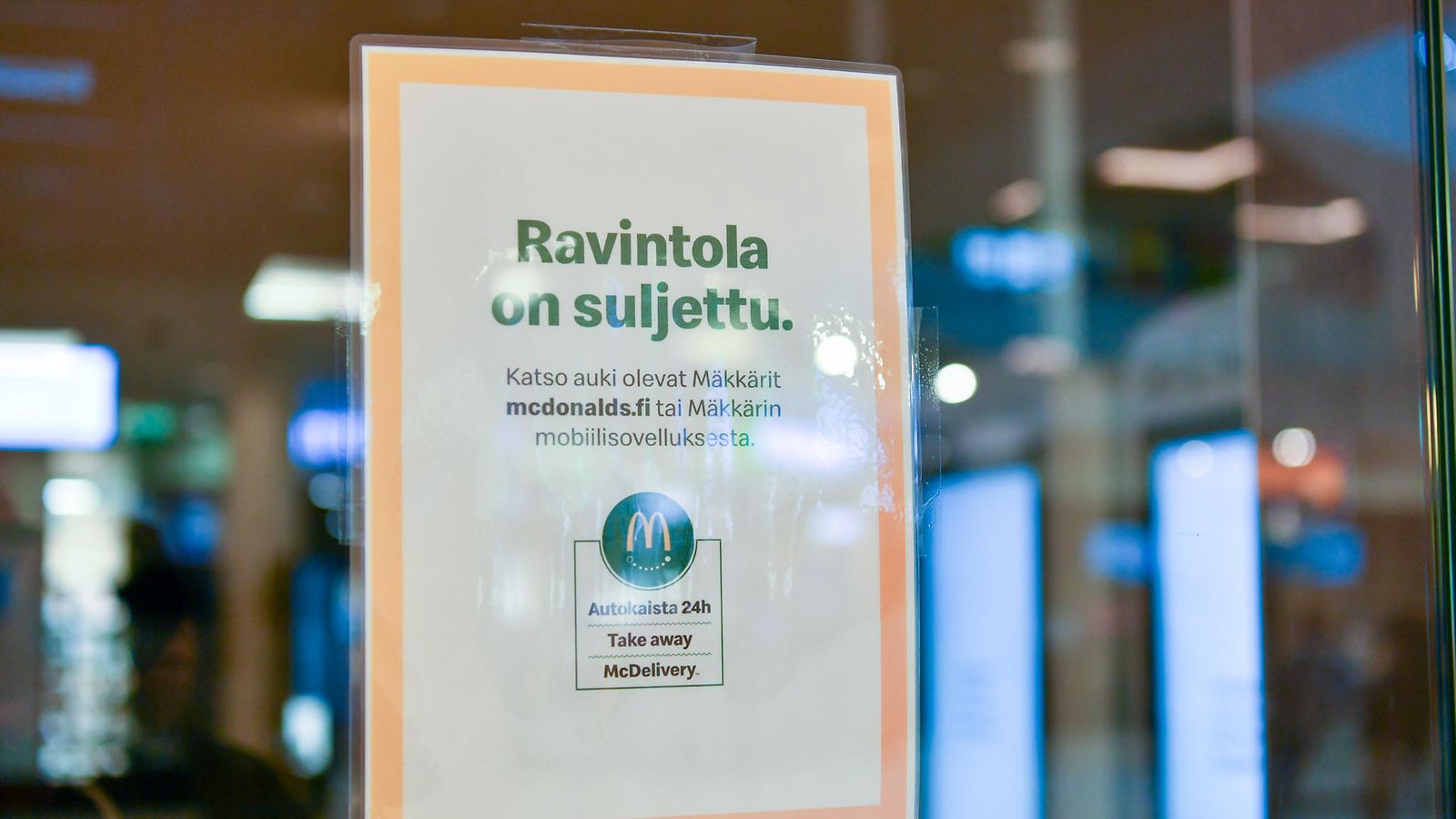 AOP kuvitus ravintola rajoitukset