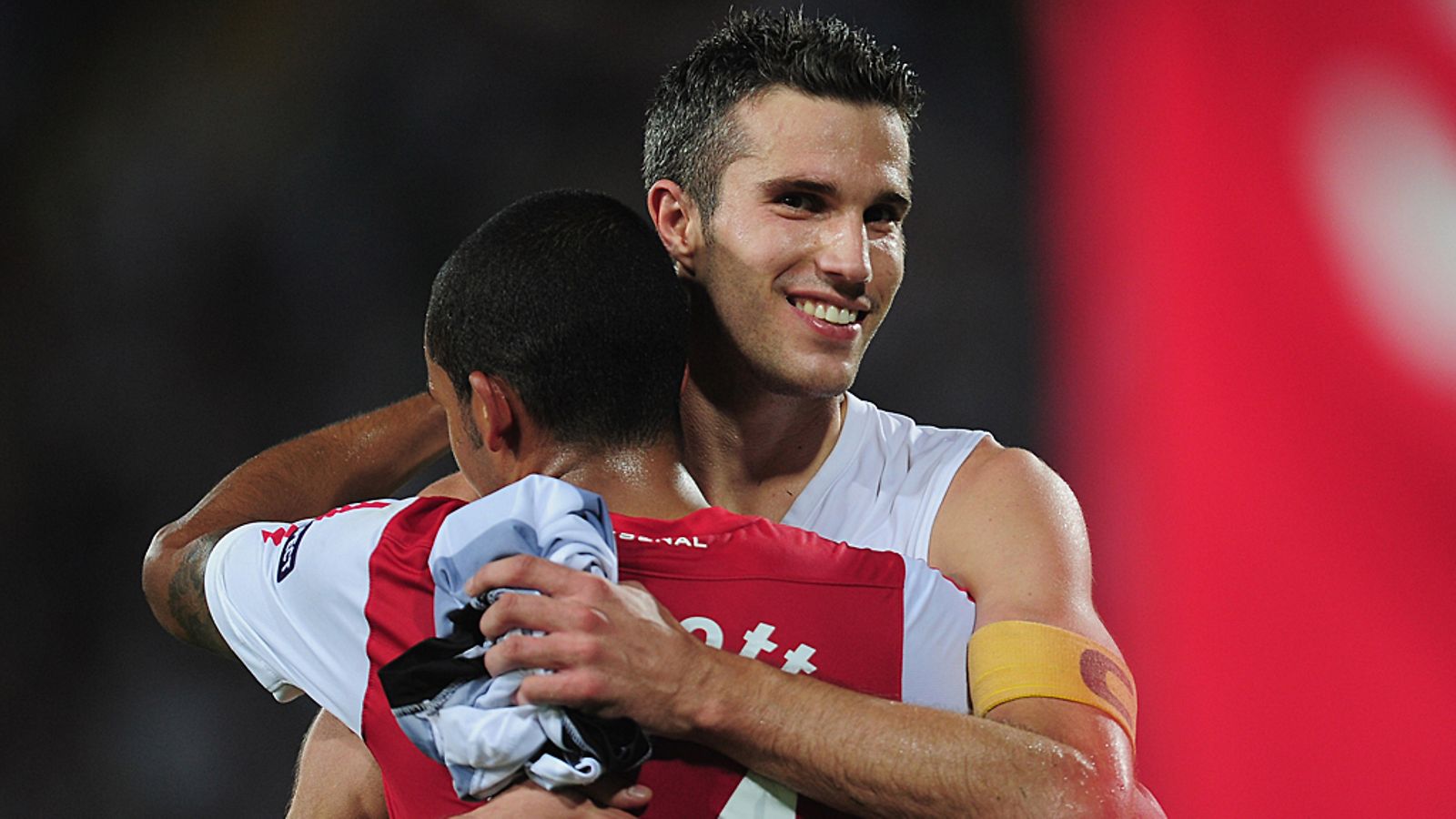 Robin Van Persie ja Theo Walcott