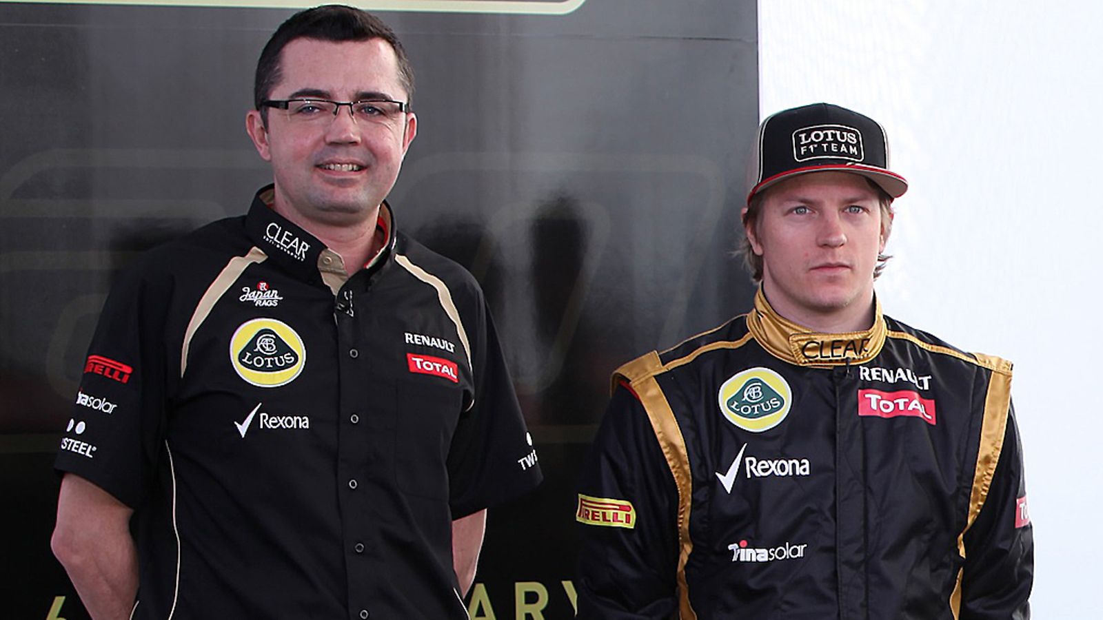 Eric Boullier ja Kimi Räikkönen