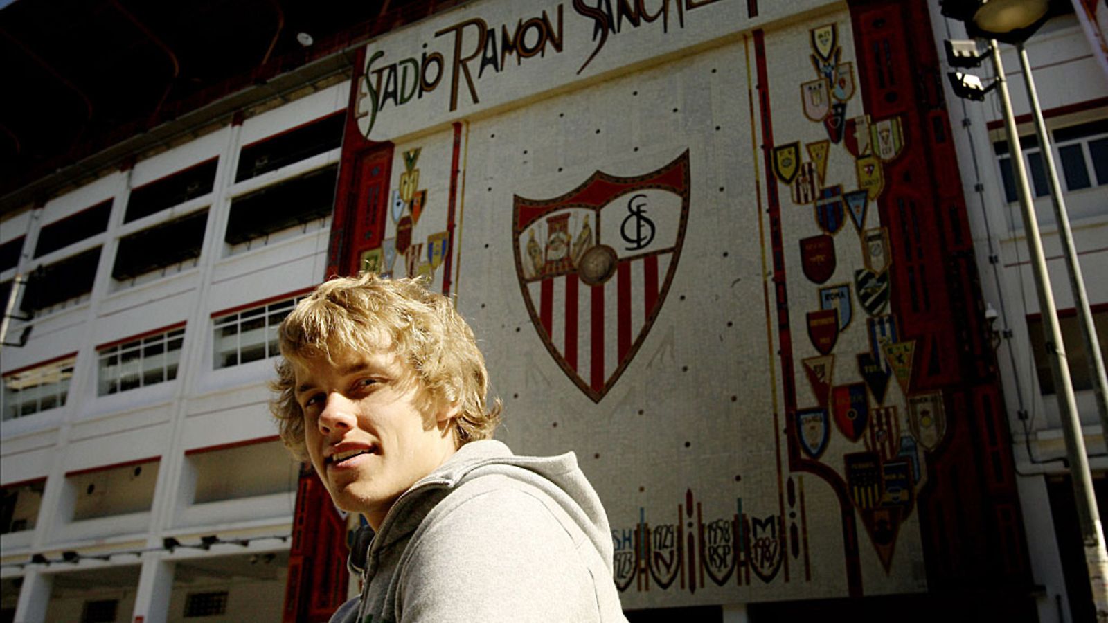 Teemu Pukki edusti espanjalaista Sevilla vuosina 2008-2010.