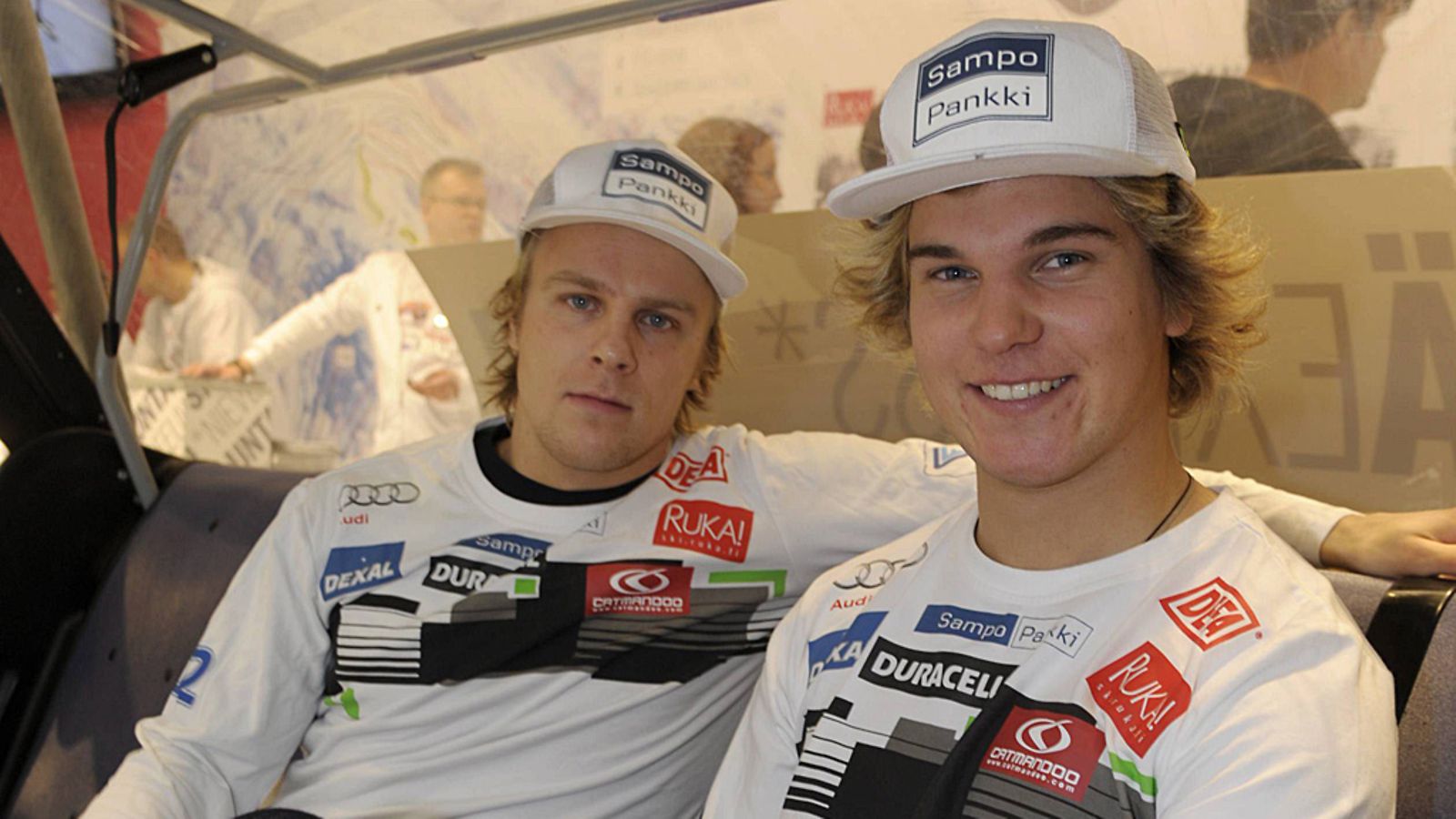 Antti-Jussi Kemppainen (oik.) ja Jouni Pellinen.