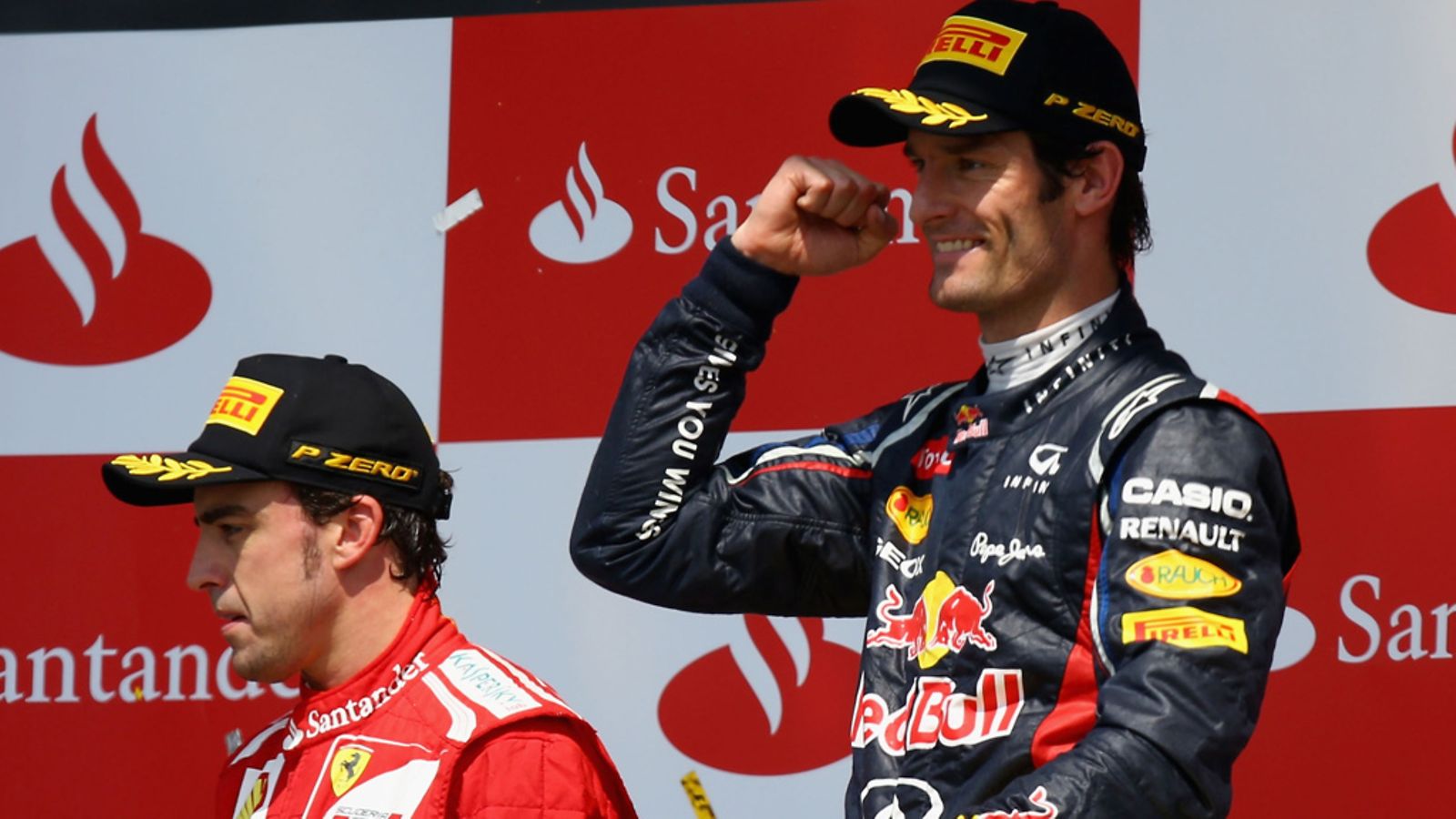 Mark Webber pääsi juhlimaan