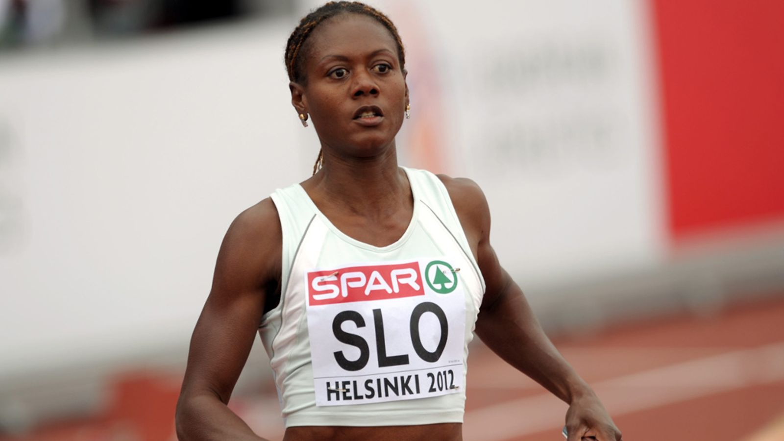 Merlene Ottey juoksi jälleen Helsingin olympiastadionilla