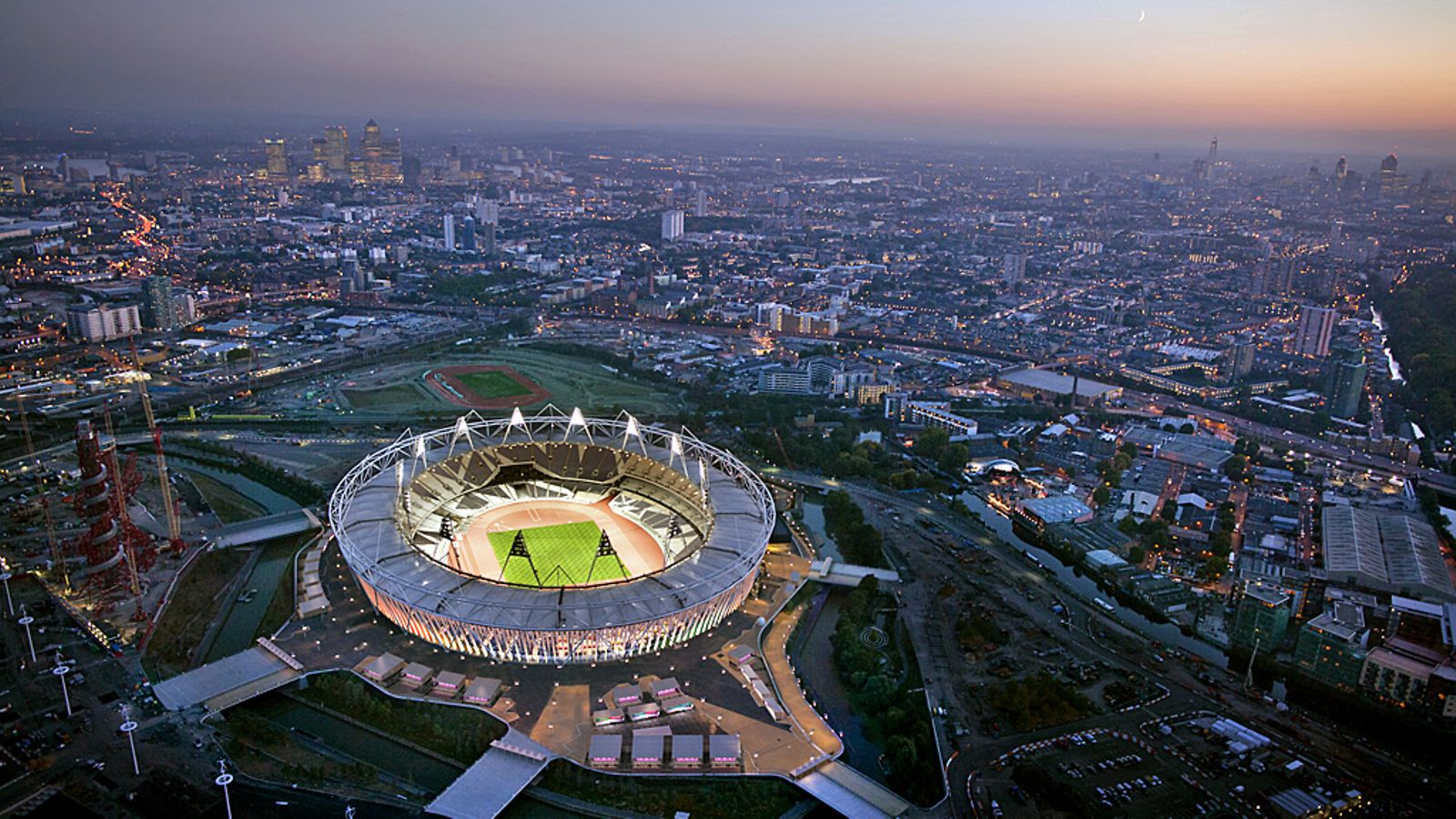 Lontoon olympiastadion.
