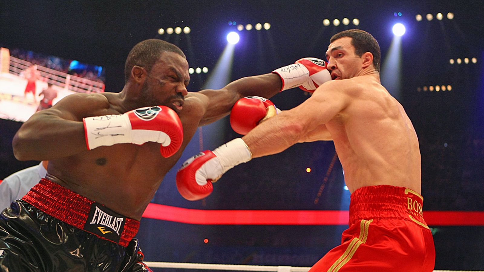 Hasim Rahman kohtasi vuonna 2008 Vladimir Klitshkon, mutta hävisi.