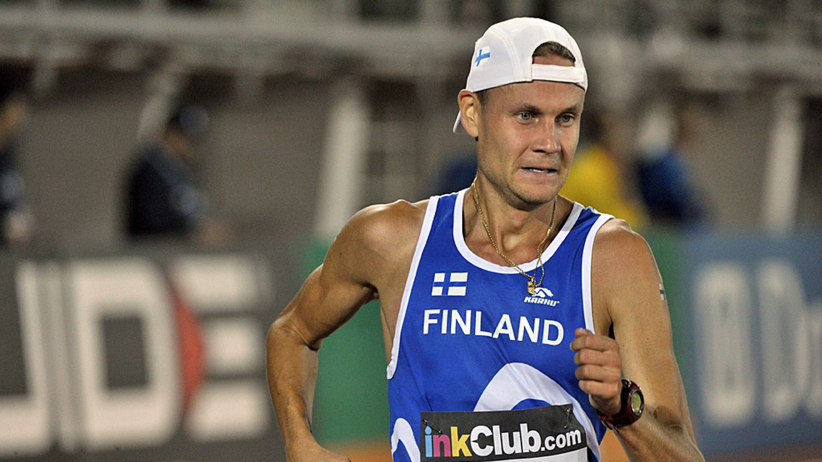 Jarkko Kinnunen Ruotsi-ottelussa.