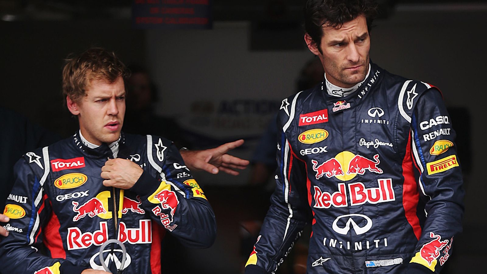 Sebastian Vettel ja Mark Webber