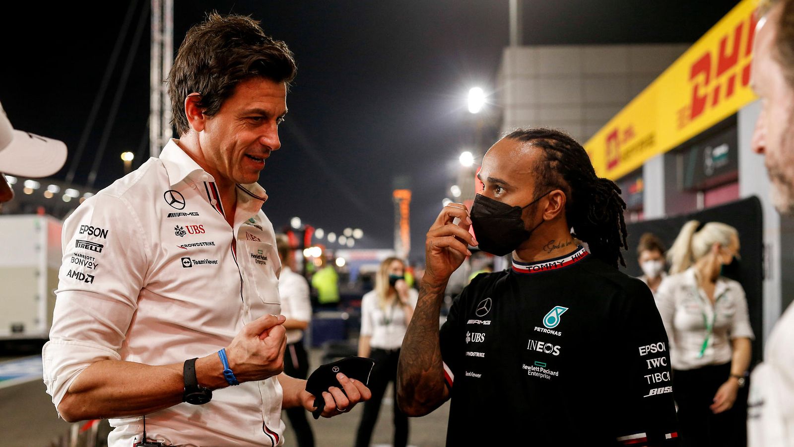 Toto Wolff & Lewis Hamilton