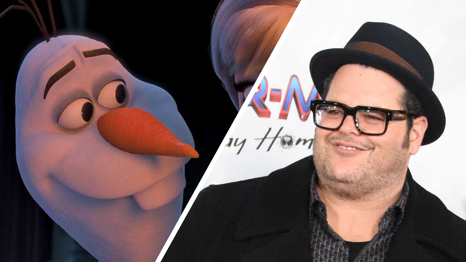 Olaf ja Josh Gad