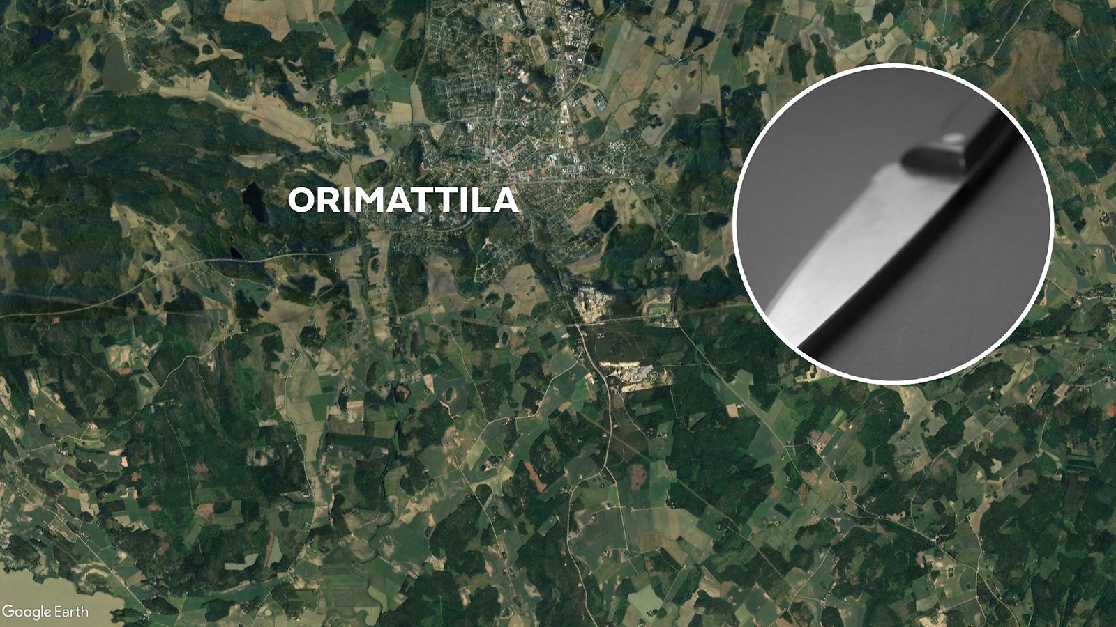 Orimattila kartta