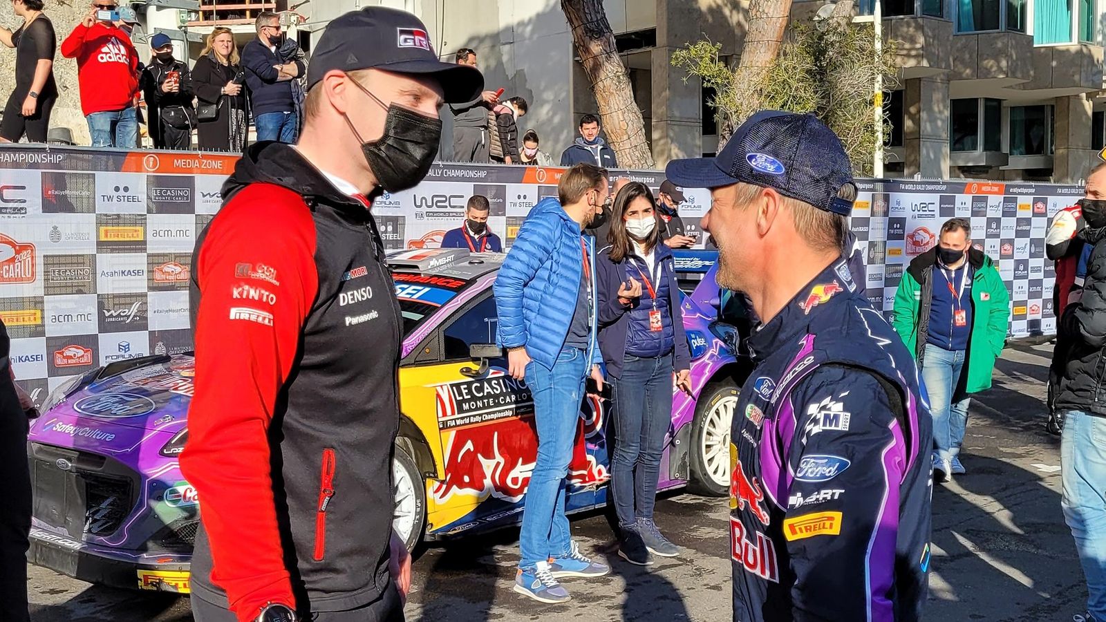 Jari-Matti Latvala ja Sebastien Loeb