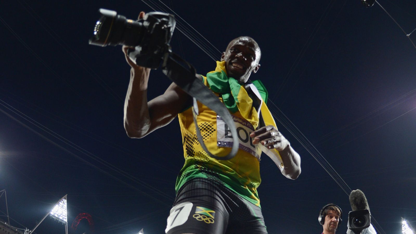 Usain Bolt valokuvaajana