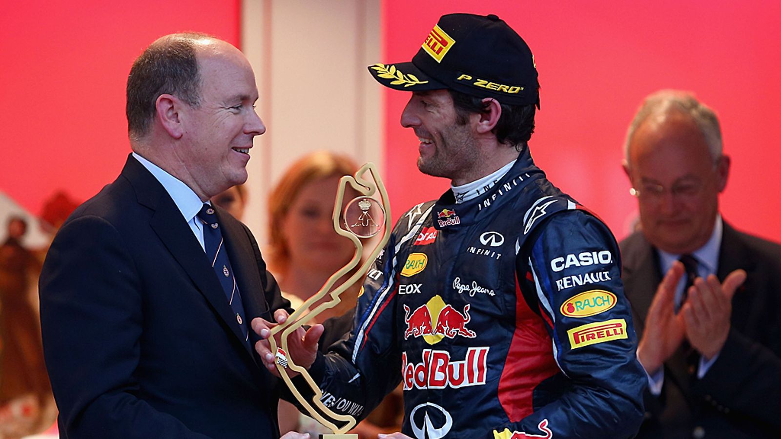 Prinssi Albert ja Mark Webber