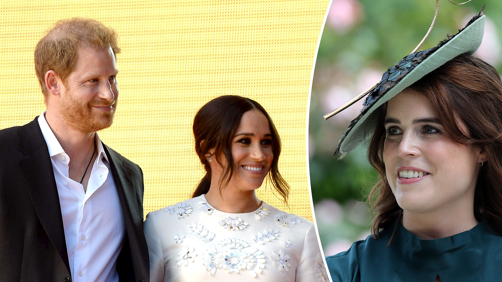 Prinssi Harry, herttuatar Meghan ja prinsessa Eugenie