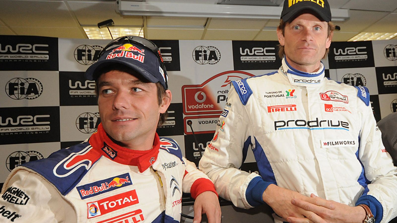 Sebastien Loeb ja Marcus Grönholm vuonna 2009.