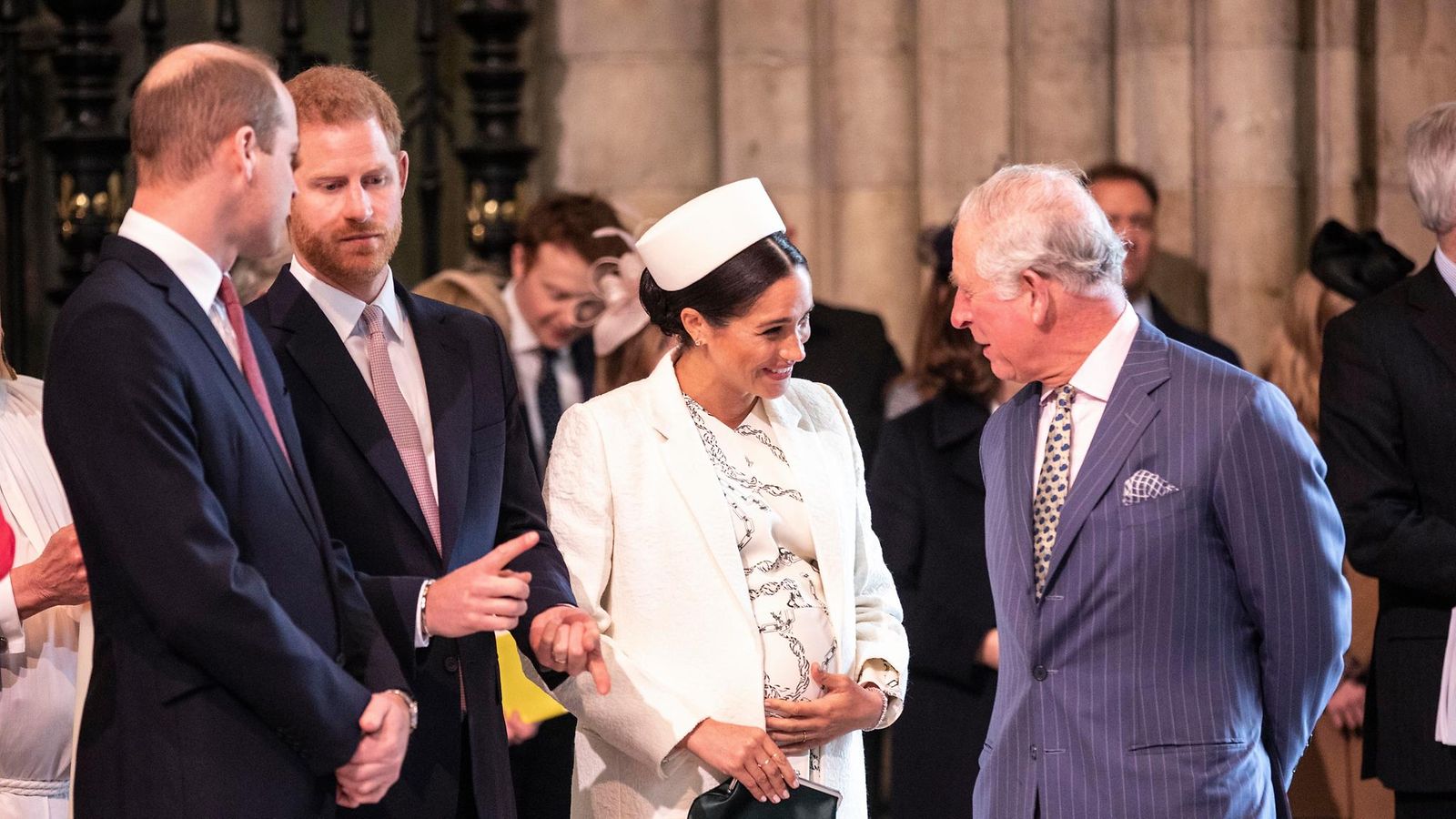 Prinssi William, prinssi Harry, herttuatar Meghan, prinssi Charles