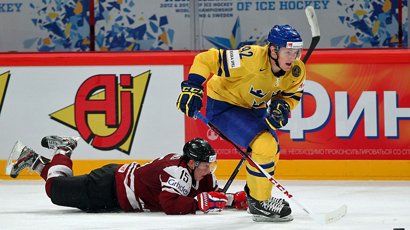 Gabriel Landeskog kantoi Tre Kronor -paitaa kevään MM-kisoissa. Hän keräsi kahdeksassa ottelussa tehot 1+4.