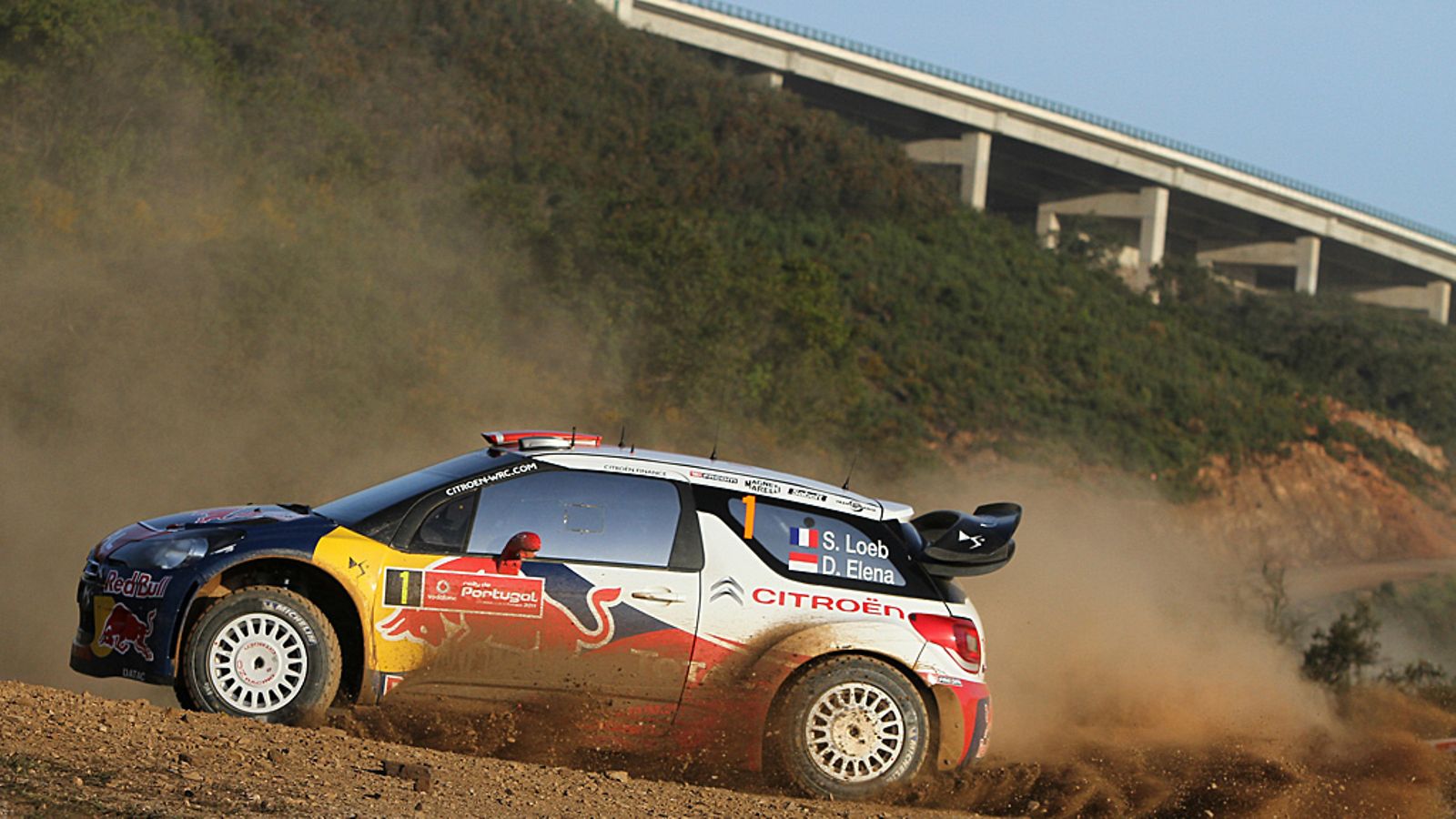 Sebastien Loeb Portugalin MM-rallissa.