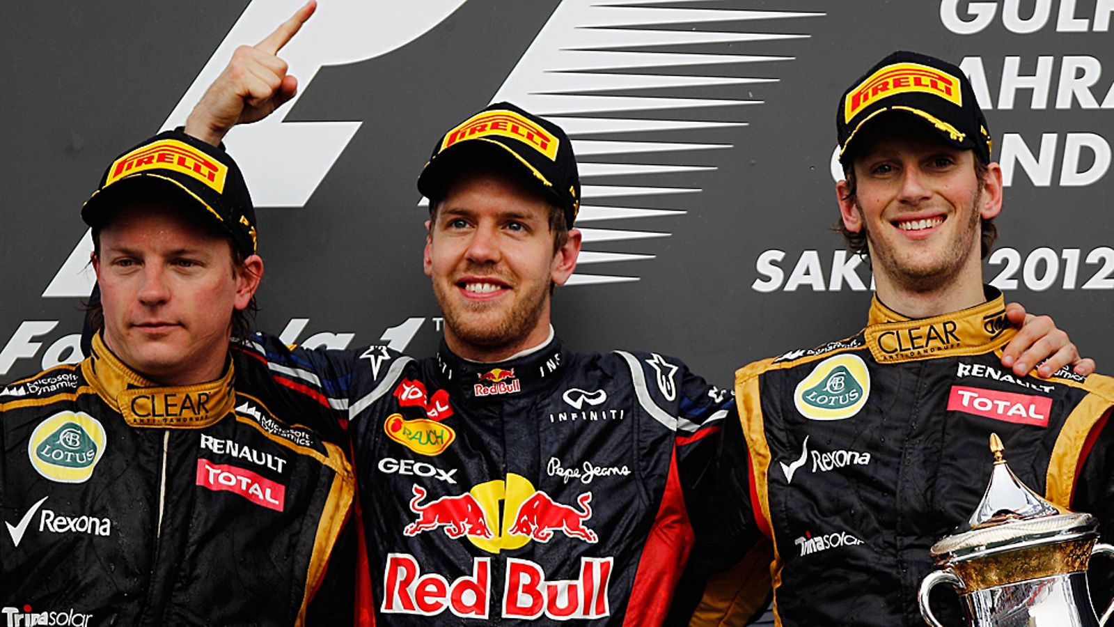 Bahrainin GP:n kärkikolmikko