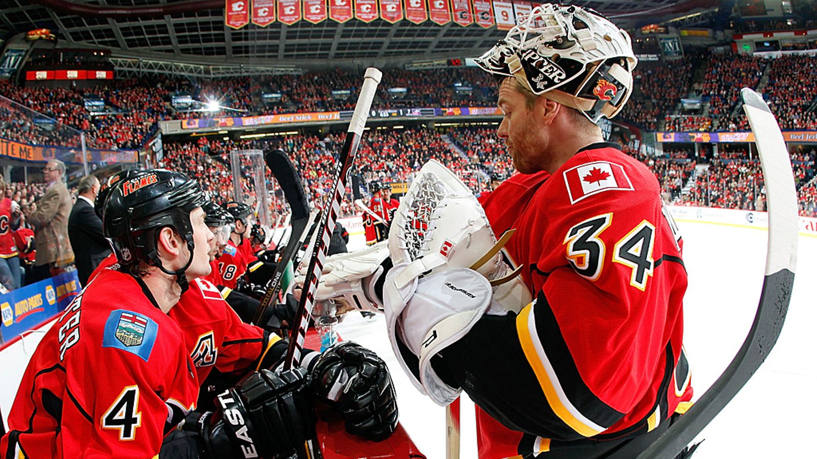 Miikka Kiprusoff kumppaneineen joutui pettymään.