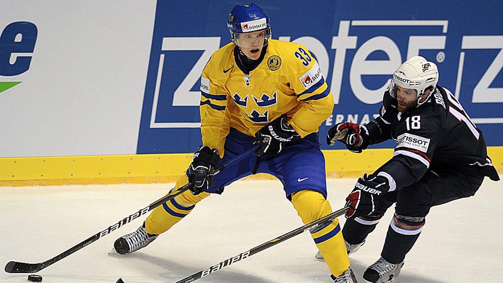 Jakob Silfverberg pelasi viime keväänä Ruotsin MM-joukkueessa.