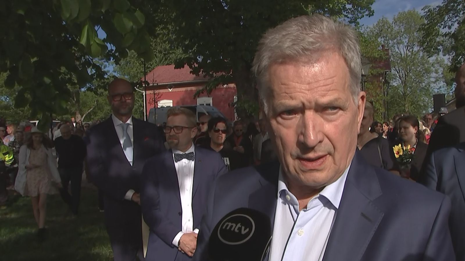 Sauli Niinistö Naantalissa kesäkuussa 2022.