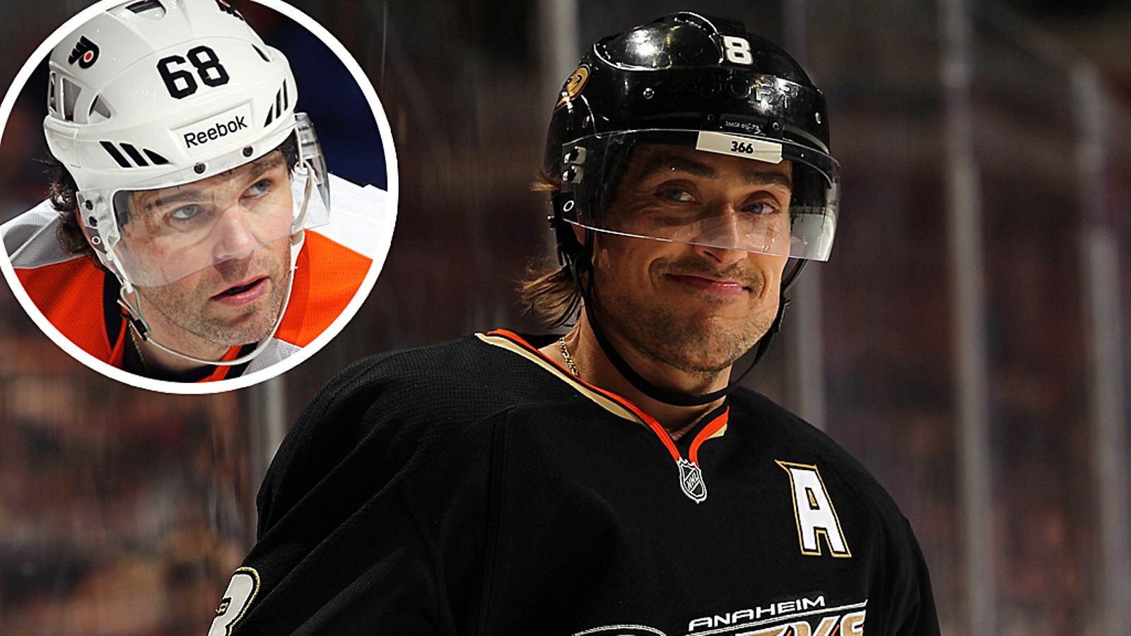 Teemu Selänne ja Jaromir Jagr