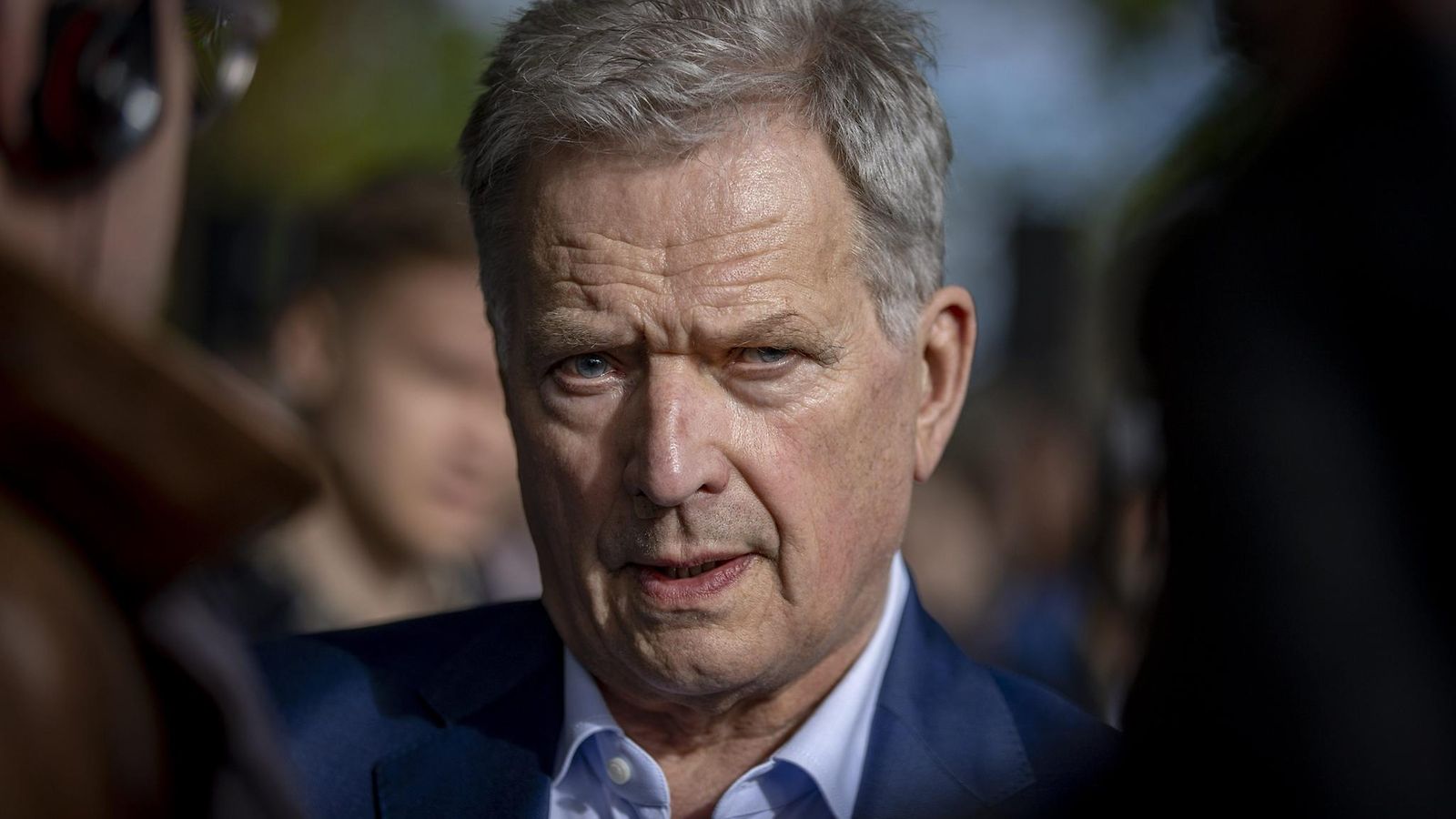 Presidentti Sauli Niinistö Naantalissa kesäkuussa 2022.