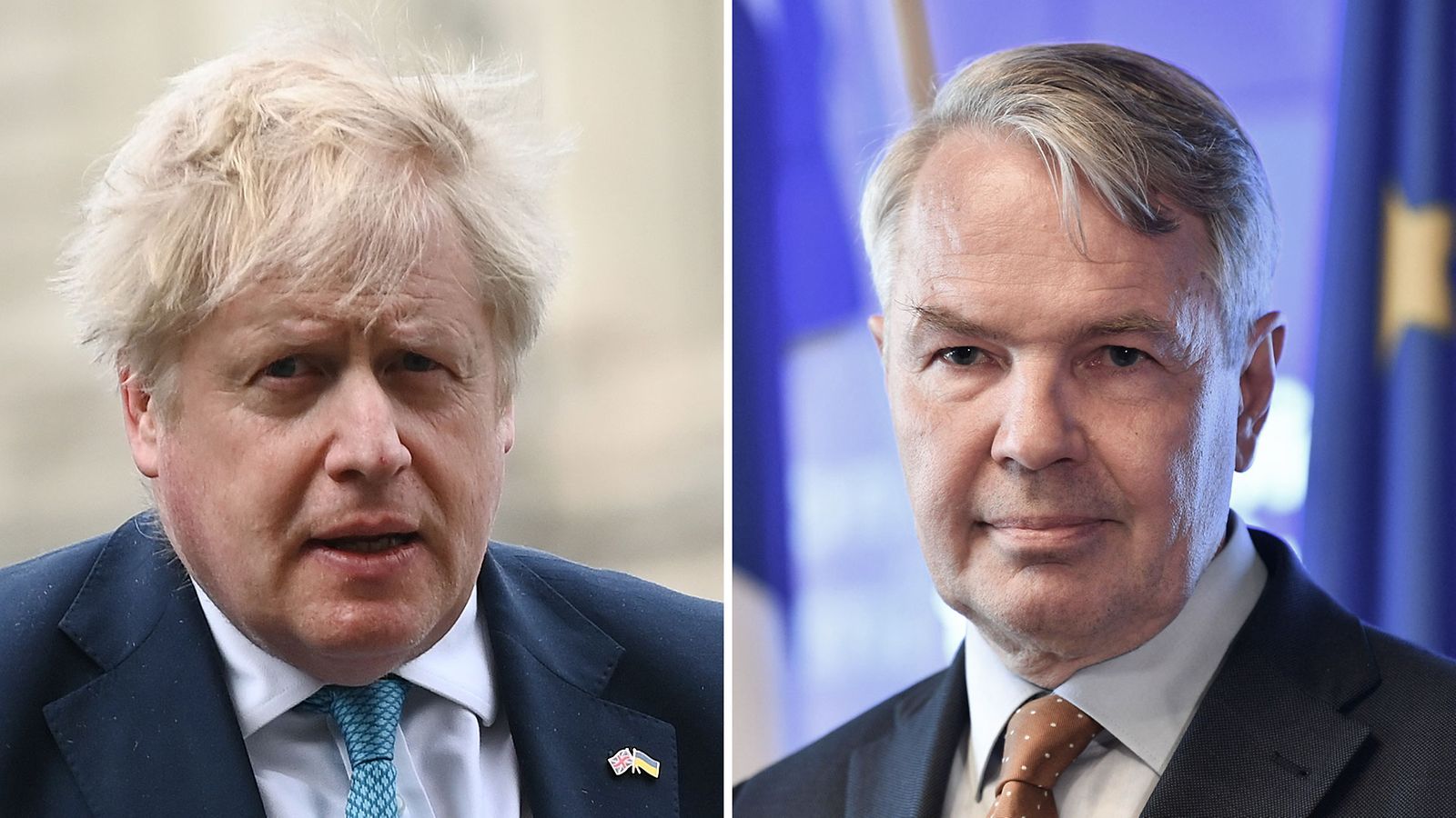 Boris Johnson ja Pekka Haavisto